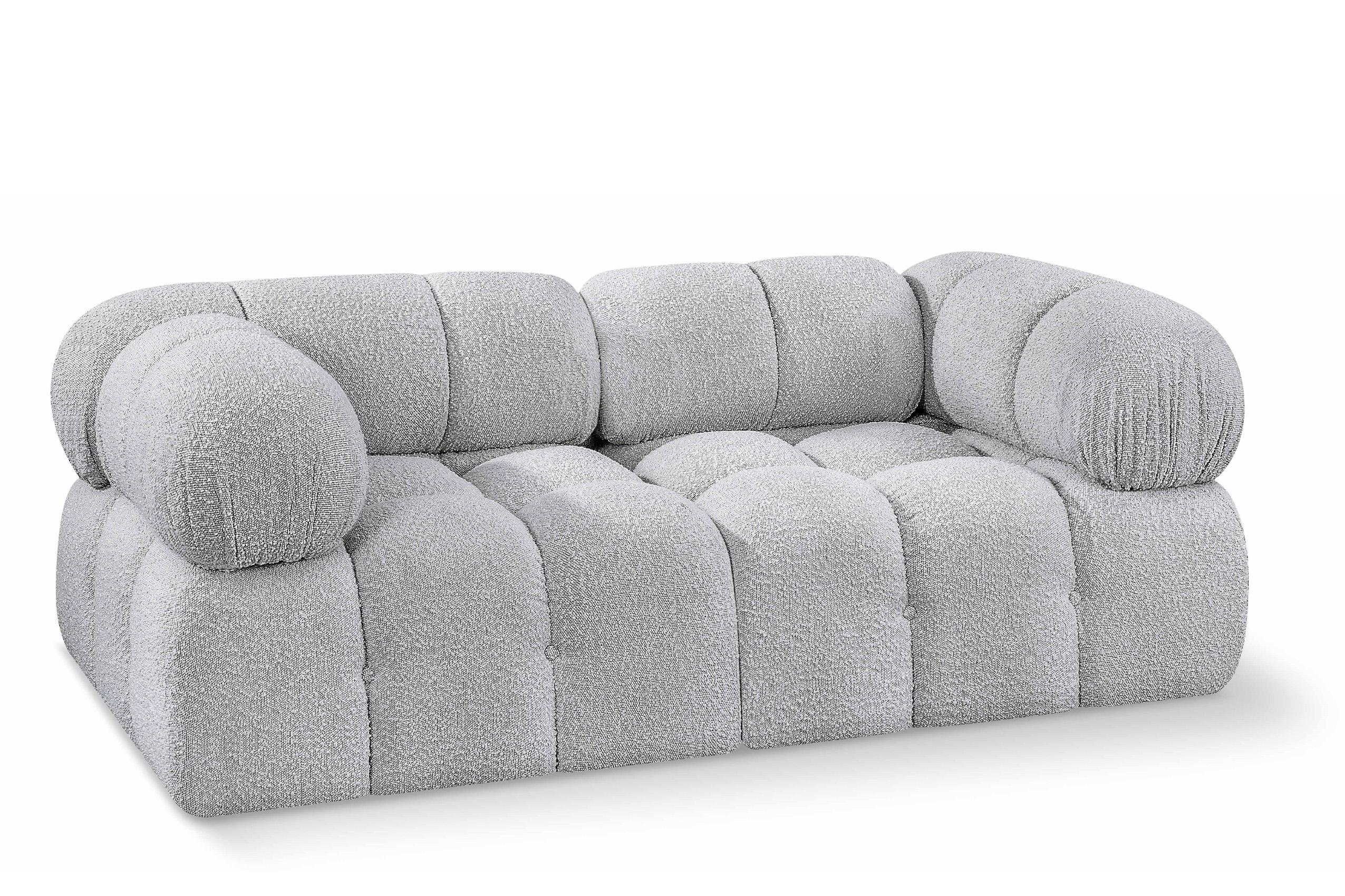 

    
Grey Boucle Modular Sofa AMES 611Grey-S68A Meridian Modern Contemporary
