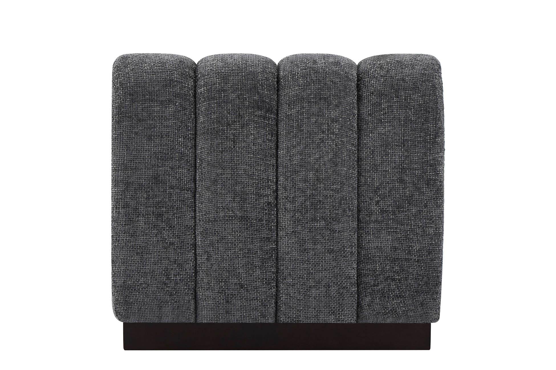 

    
124Grey-Armless Grey Chenille Armless Chair QUINN 124Grey-Armless Meridian Contemporary Modern
