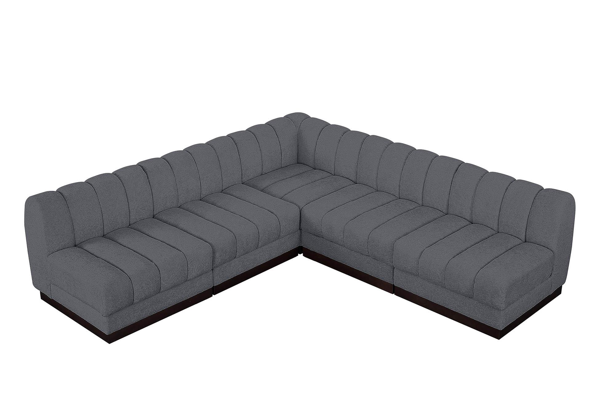 

    
Meridian Furniture QUINN 124Grey-Sec5B Modular Sectional Gray 124Grey-Sec5B
