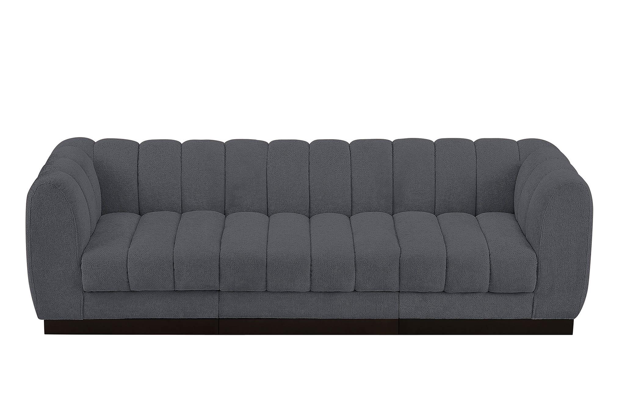 

        
Meridian Furniture QUINN 124Grey-S101 Modular Sofa Gray Chenille 094308312392
