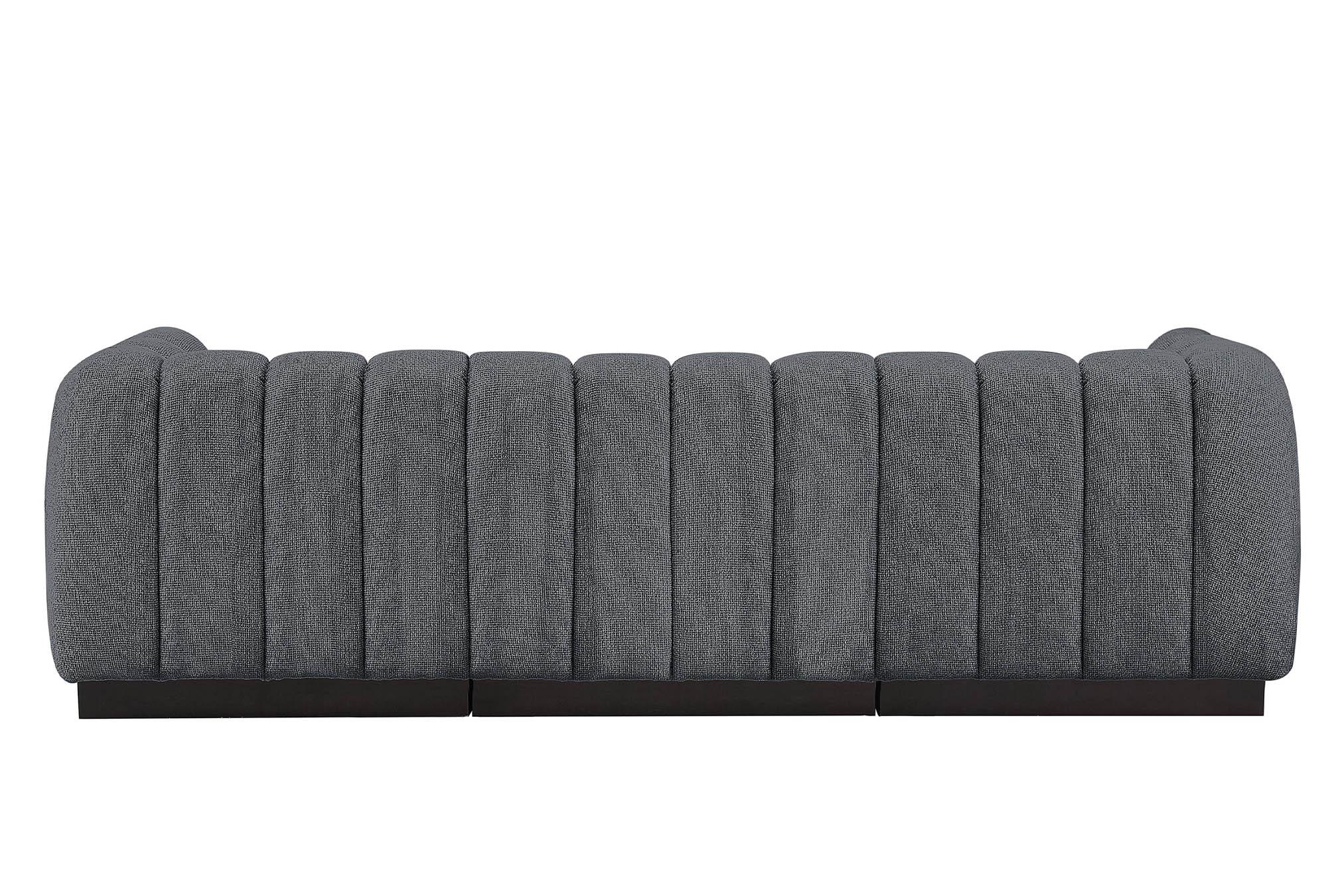 

    
124Grey-S101 Grey Chenille Modular Sofa QUINN 124Grey-S101Meridian Contemporary Modern
