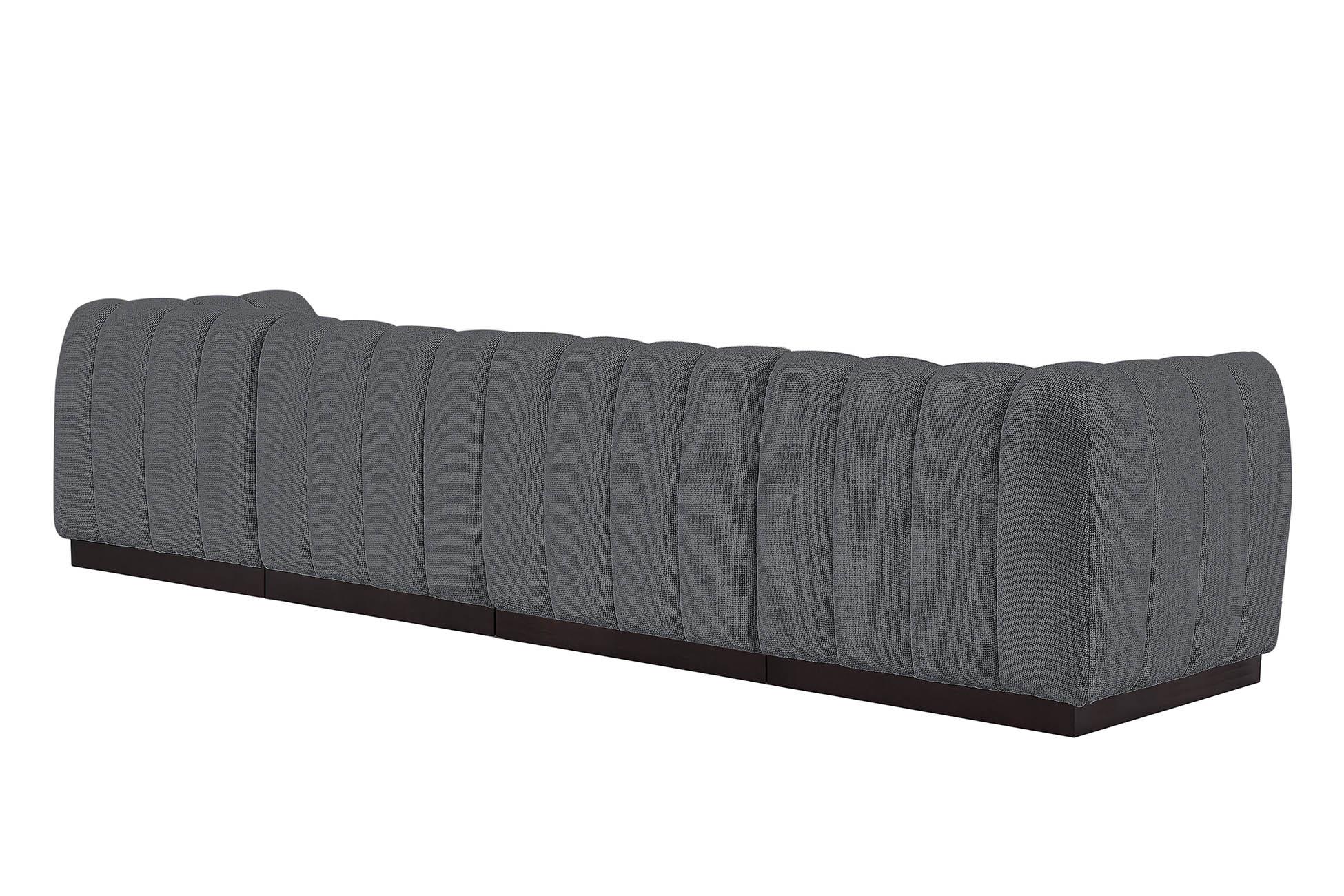 

    
124Grey-S133 Meridian Furniture Modular Sofa
