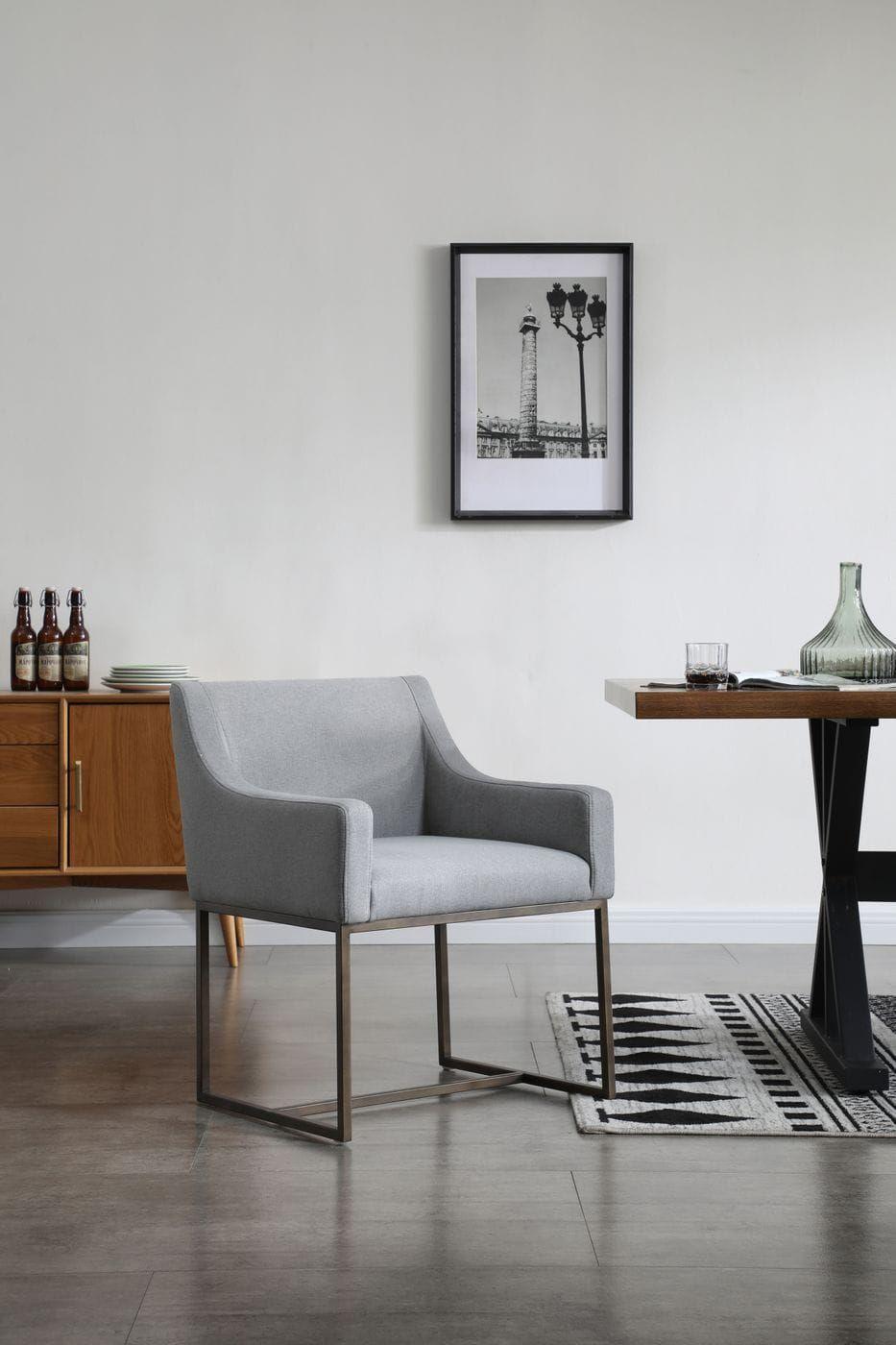 

    
Grey & Copper Antique Brass Dining Chair Set 2Pcs Modrest Elijah VIG Modern
