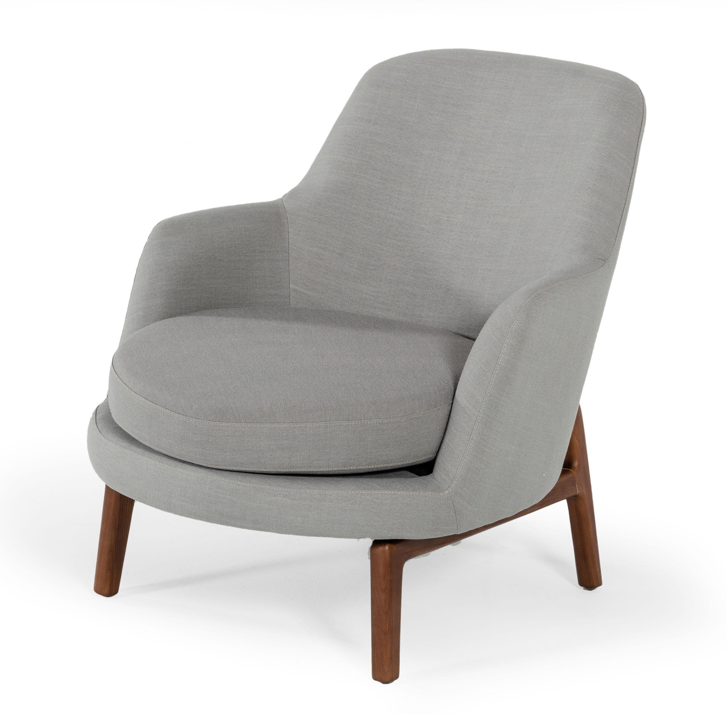 

    
Grey Fabric Accent Chair Set 2Pcs Modrest Metzler VIG Modern Mid-Century
