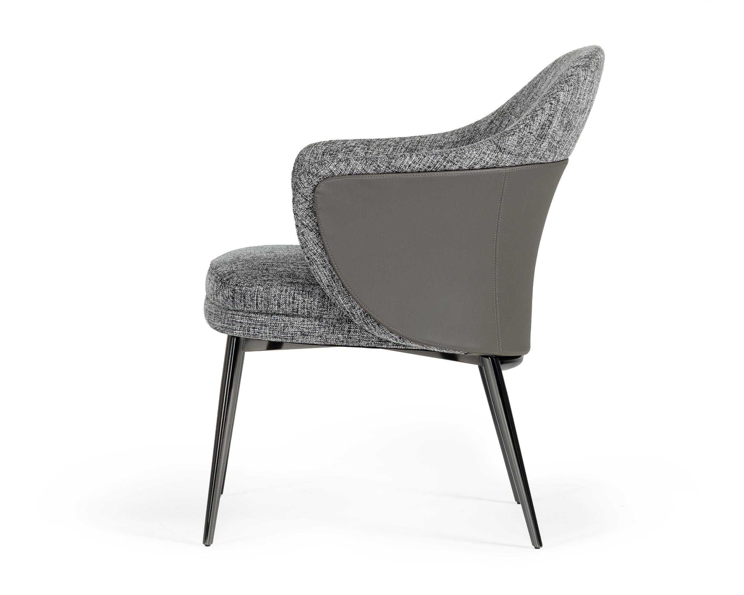 

    
Grey Fabric & Leatherette Dining Chair Set by VIG Modrest Cora
