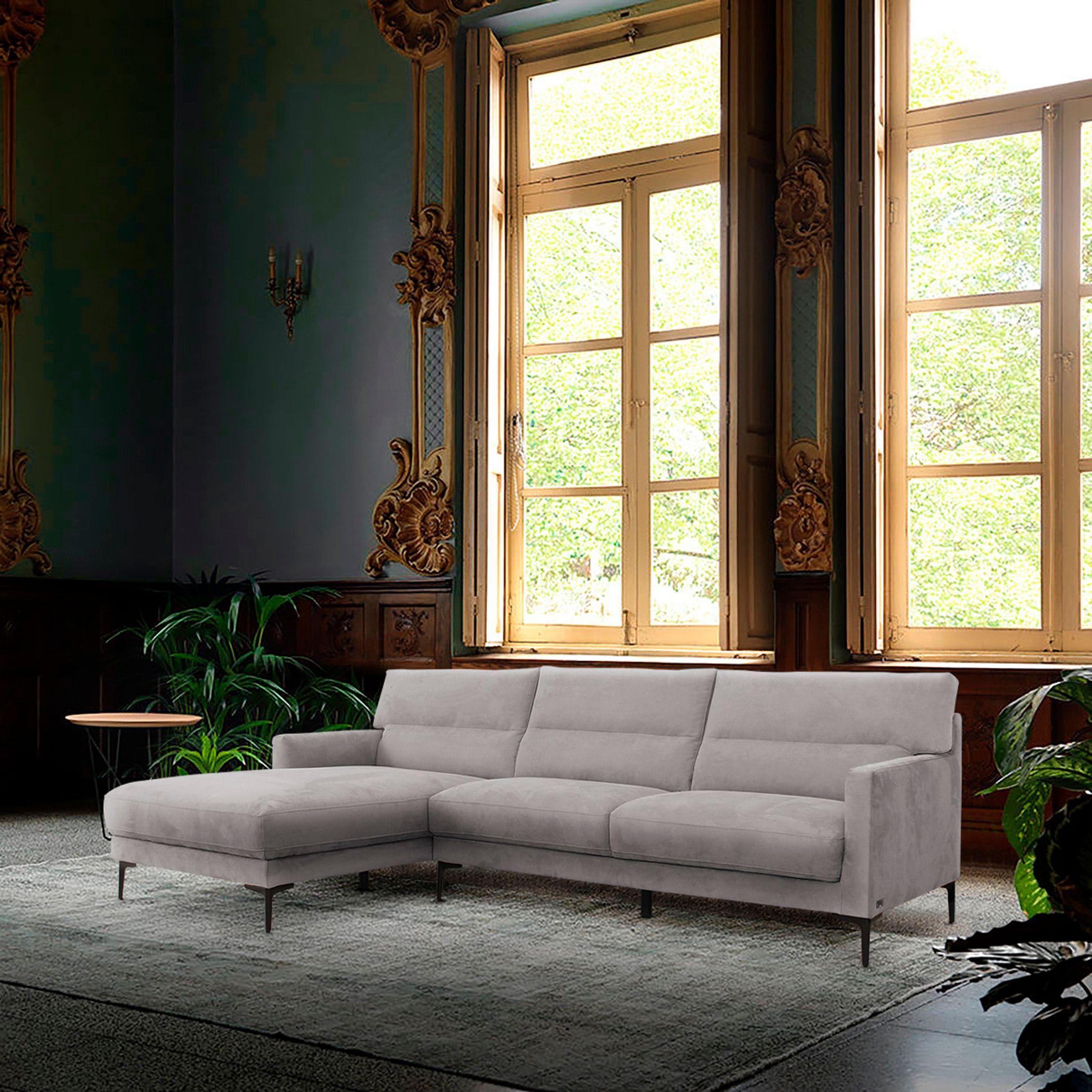 

    
Grey Fabric Left Facing Sectional Sofa Divani Casa Paraiso VIG Modern
