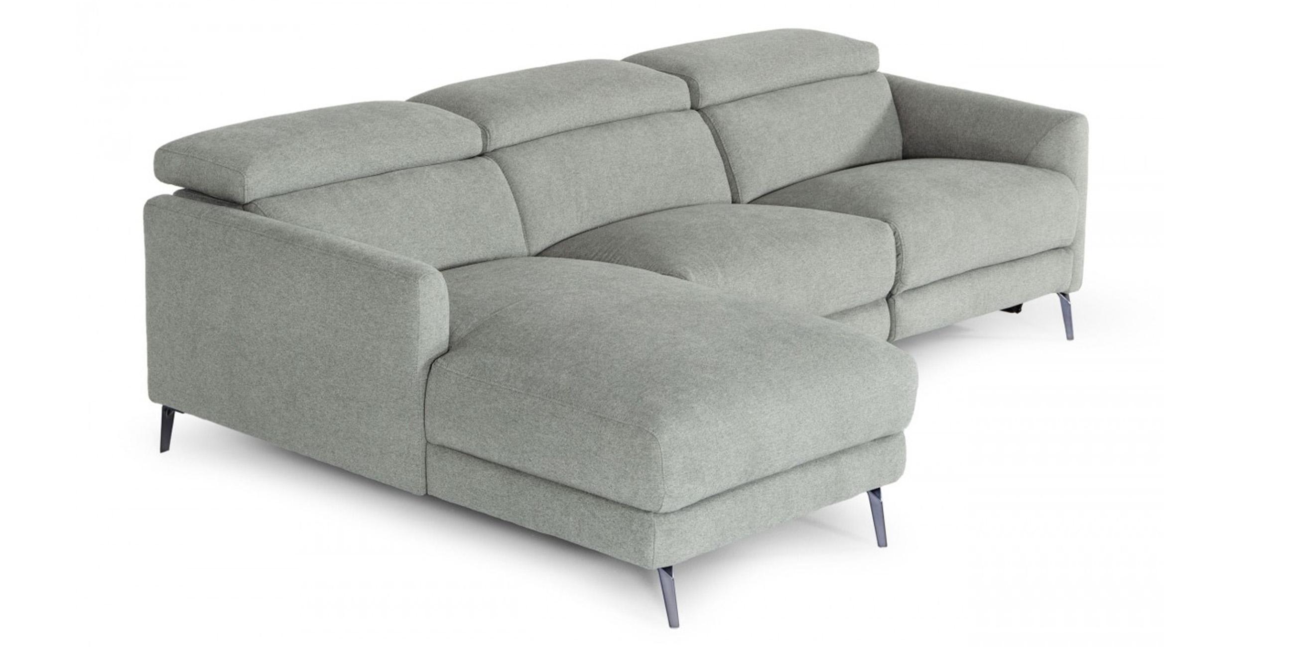 Contemporary, Modern Sectional Sofa VGKMKM.5000-LF VGKMKM.5000-LF in Gray Fabric
