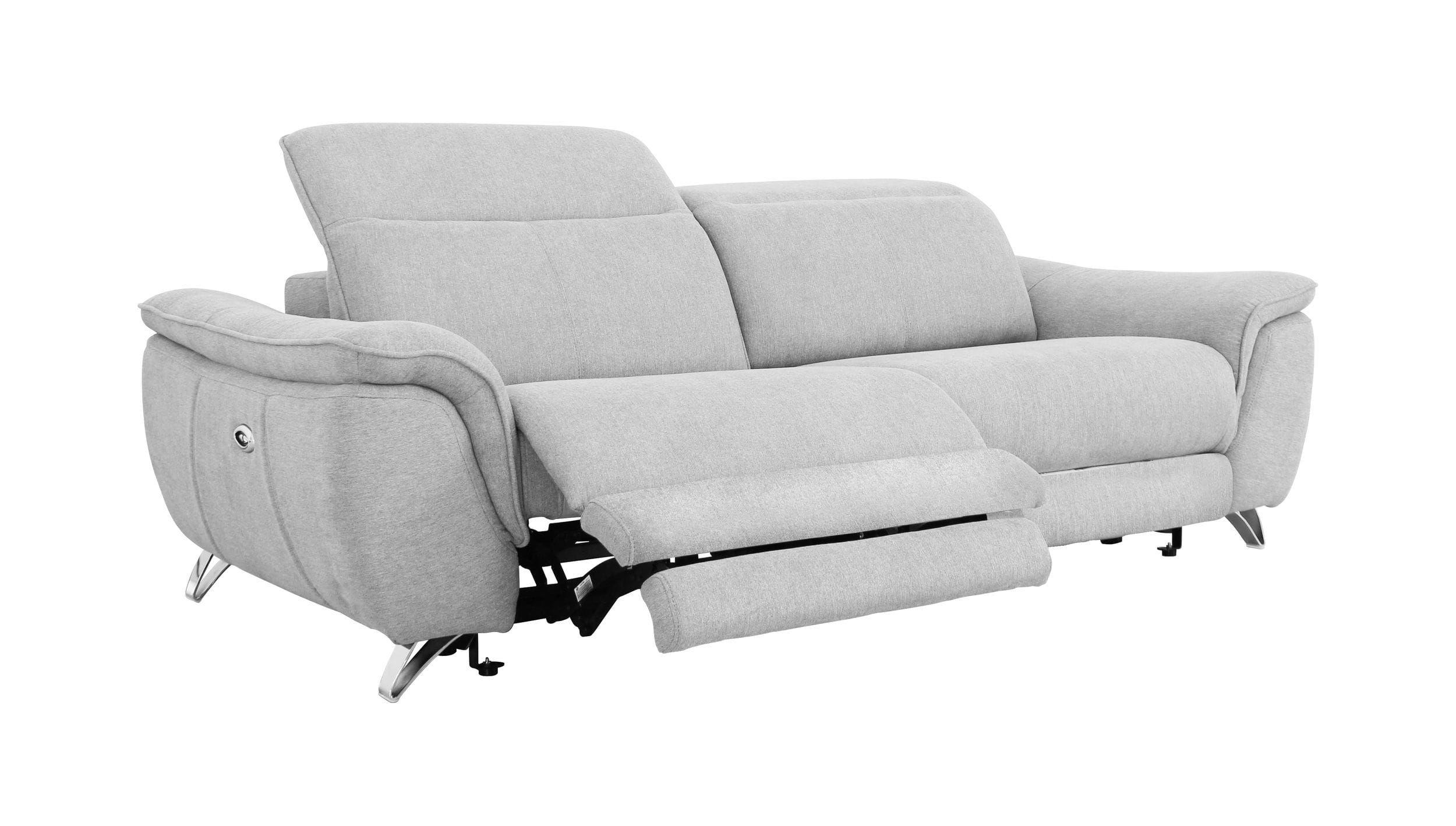 Contemporary, Modern Recliner Loveseat VGKNE9156-GRY-3S VGKNE9156-GRY-3S in Gray Fabric