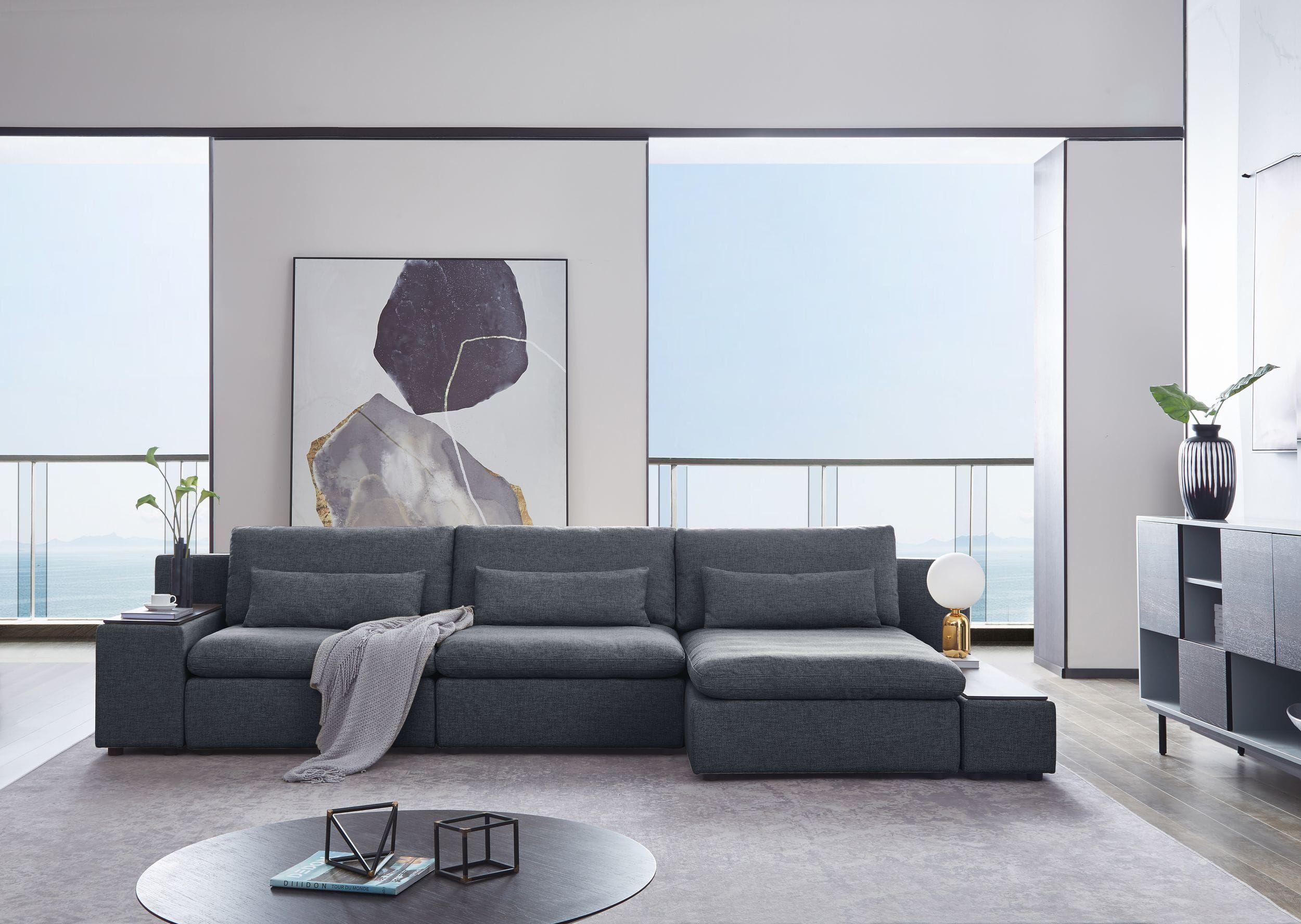 

    
VIG Furniture VGMB-C008 Sectional Sofa Gray VGMB-C008
