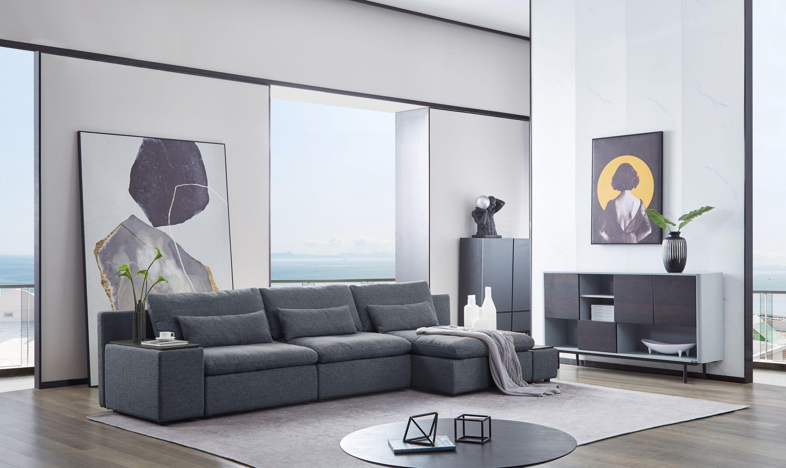 

                    
VIG Furniture VGMB-C008 Sectional Sofa Gray Fabric Purchase 
