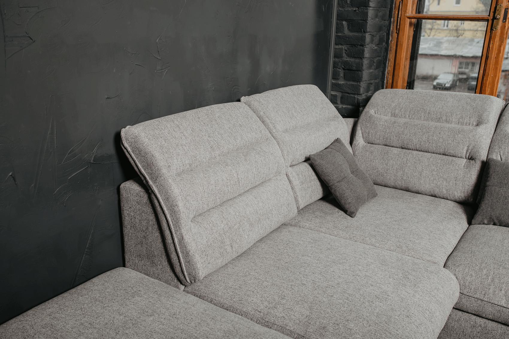 

    
OLIVERSECTIONAL Grey Fabric Oliver Sectional Left w/ Bed & Storage Contemporary Modern
