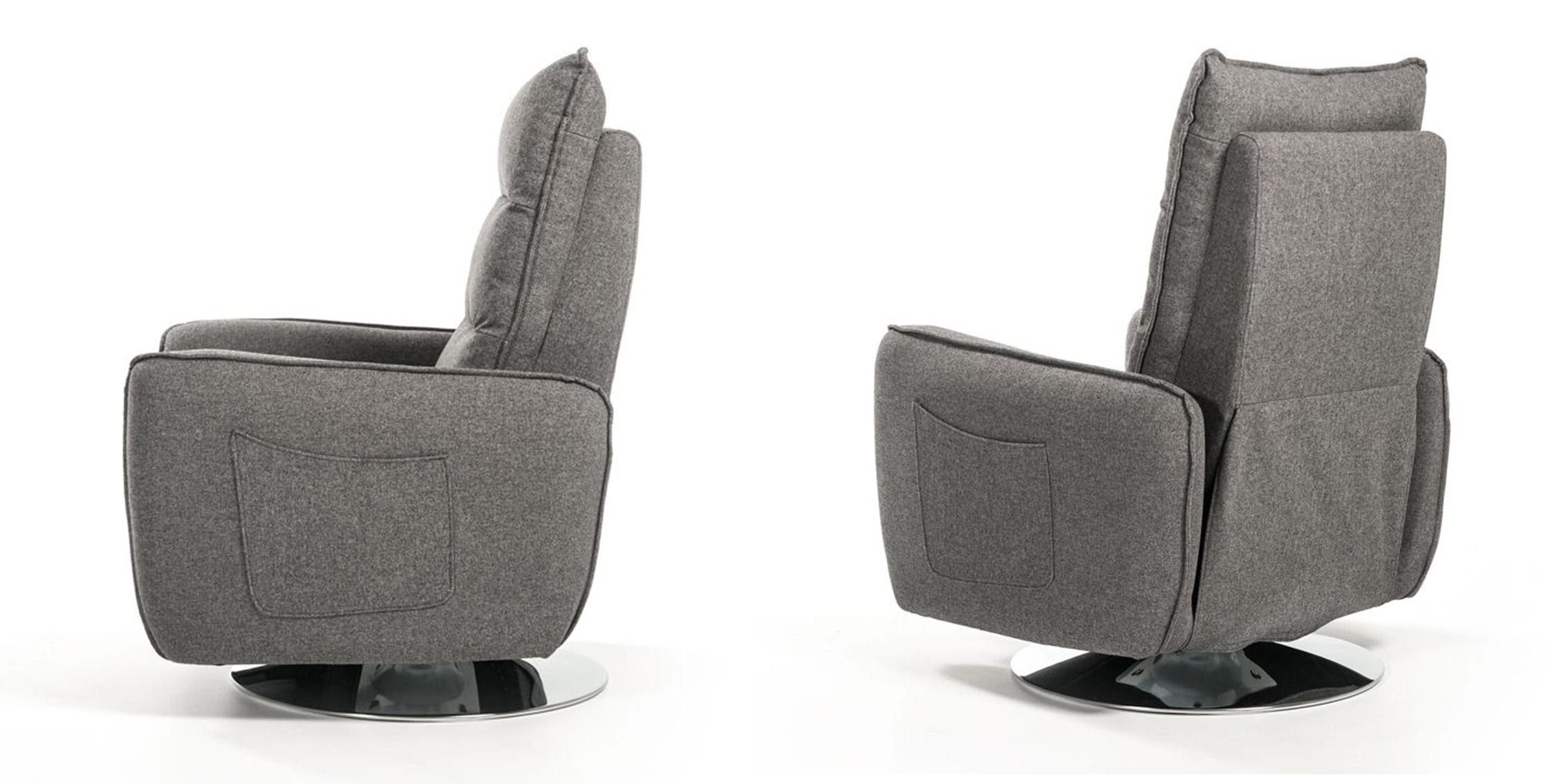 

                    
VIG Furniture VGMB-R033-GRY Recliner Chair Gray Fabric Purchase 
