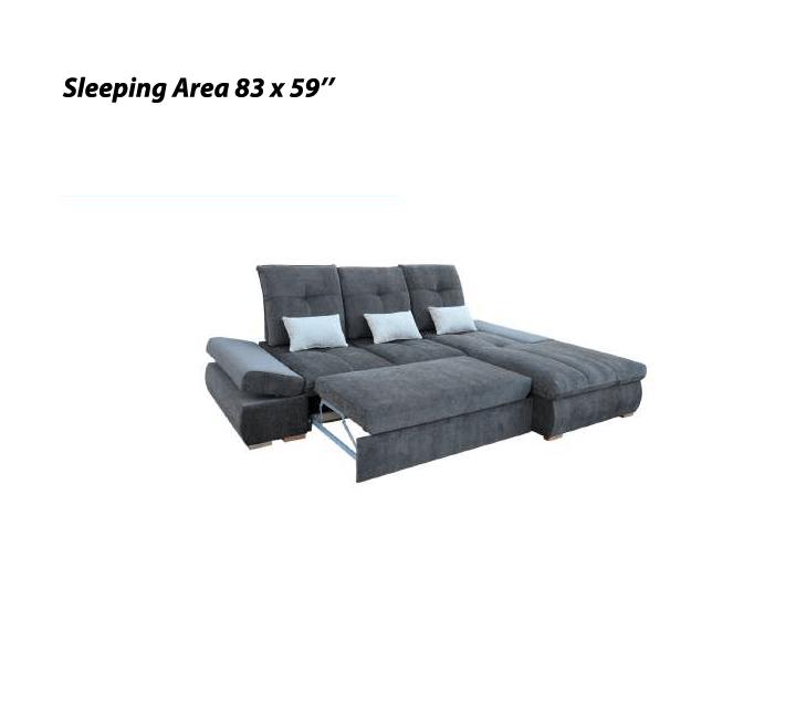 

                    
ESF ESTERO Sectional Sofa Bed Slate gray Fabric Purchase 
