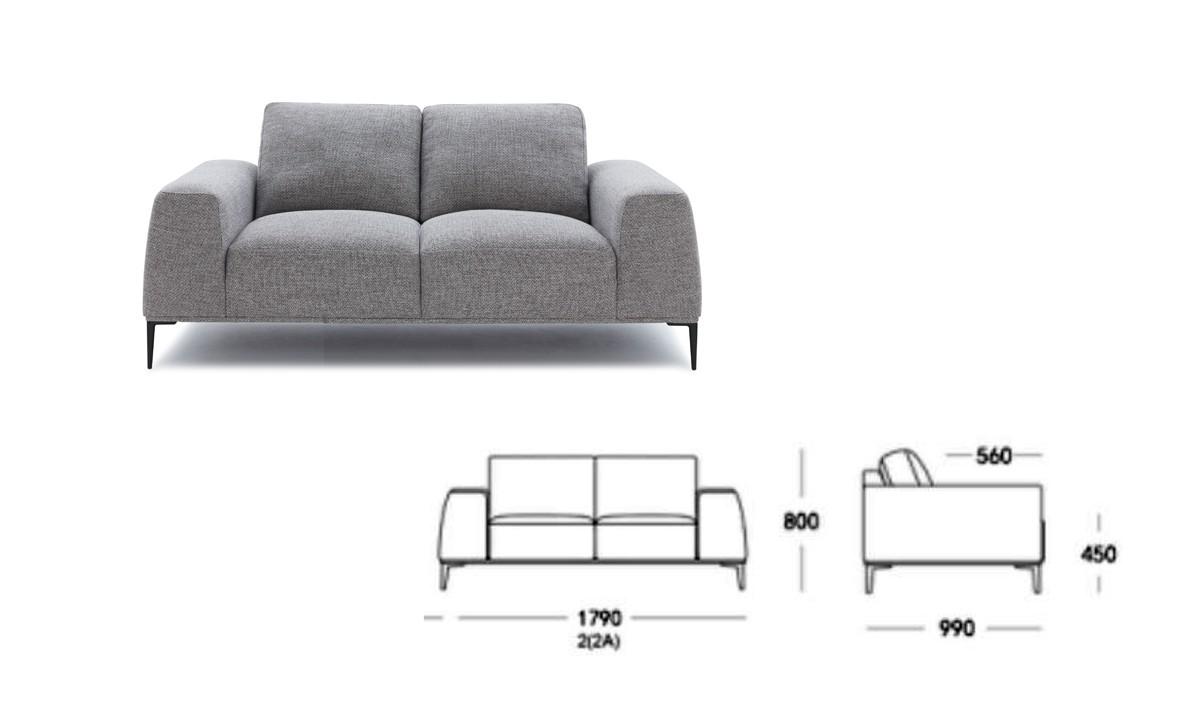 

                    
Buy Grey Fabric Sofa Loveseat Set 2 VIG Divani Casa Arthur Modern Contemporary
