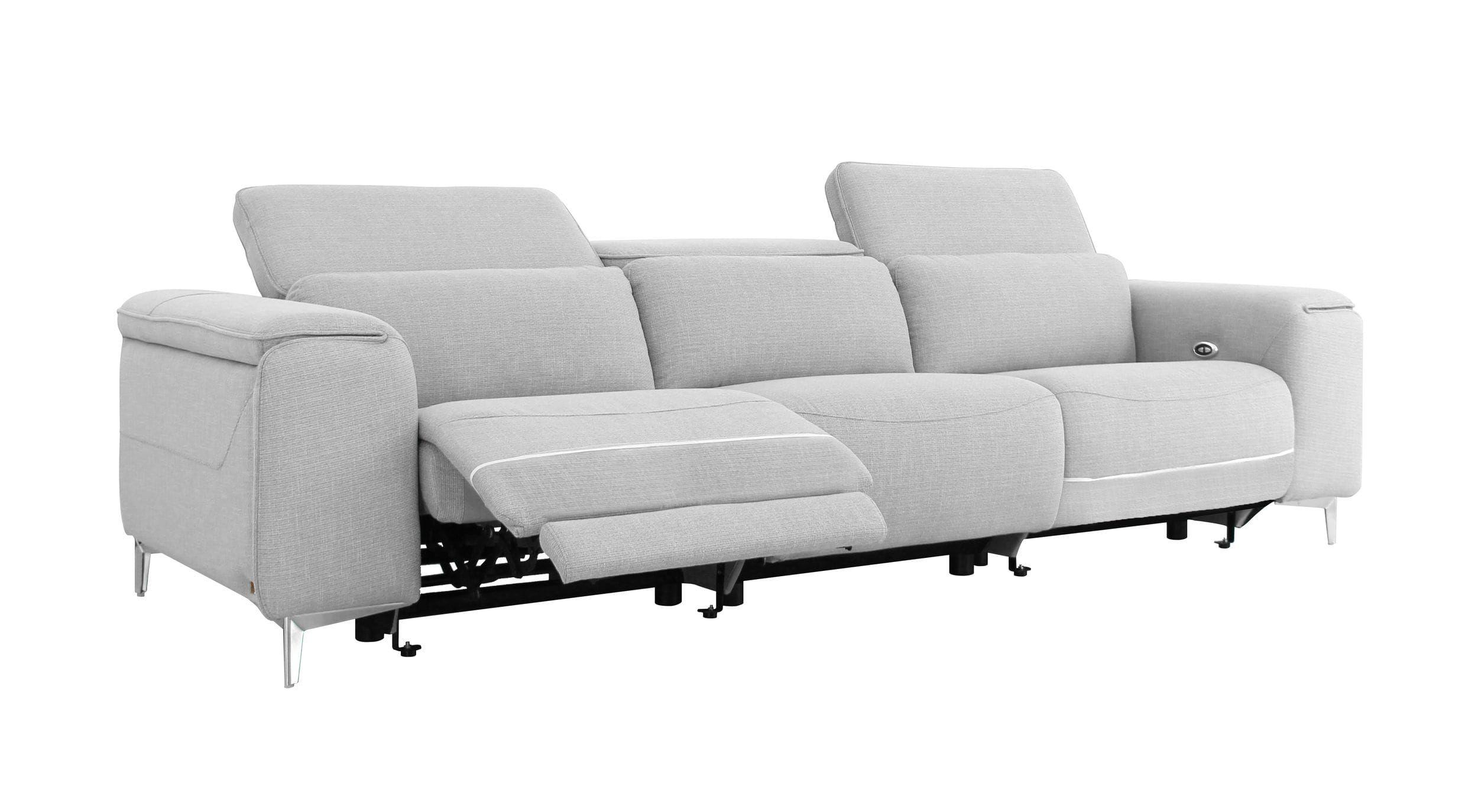 

    
Grey Fabric Sofa w/ Electric Recliners Divani Casa Cyprus Modern Contemporary

