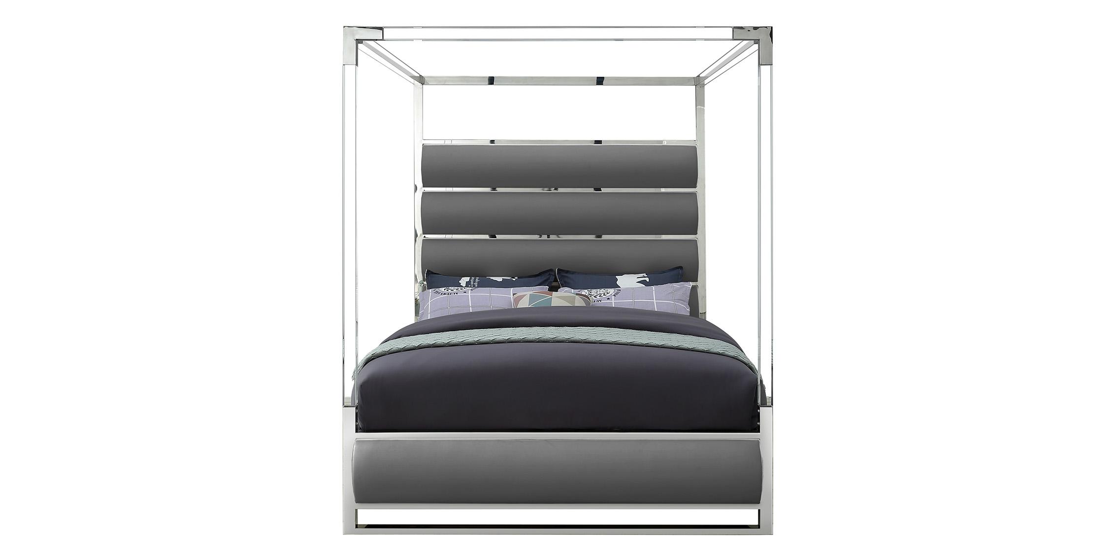 

    
Meridian Furniture ENCORE Grey-K Canopy Bed Gray EncoreGrey-K
