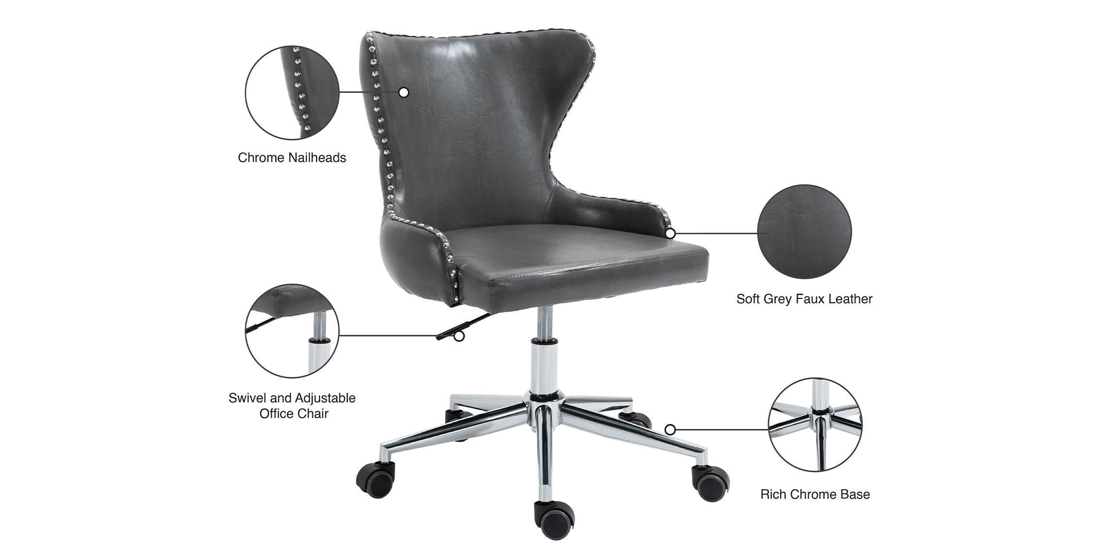 

    
168Grey Meridian Furniture Office Chair
