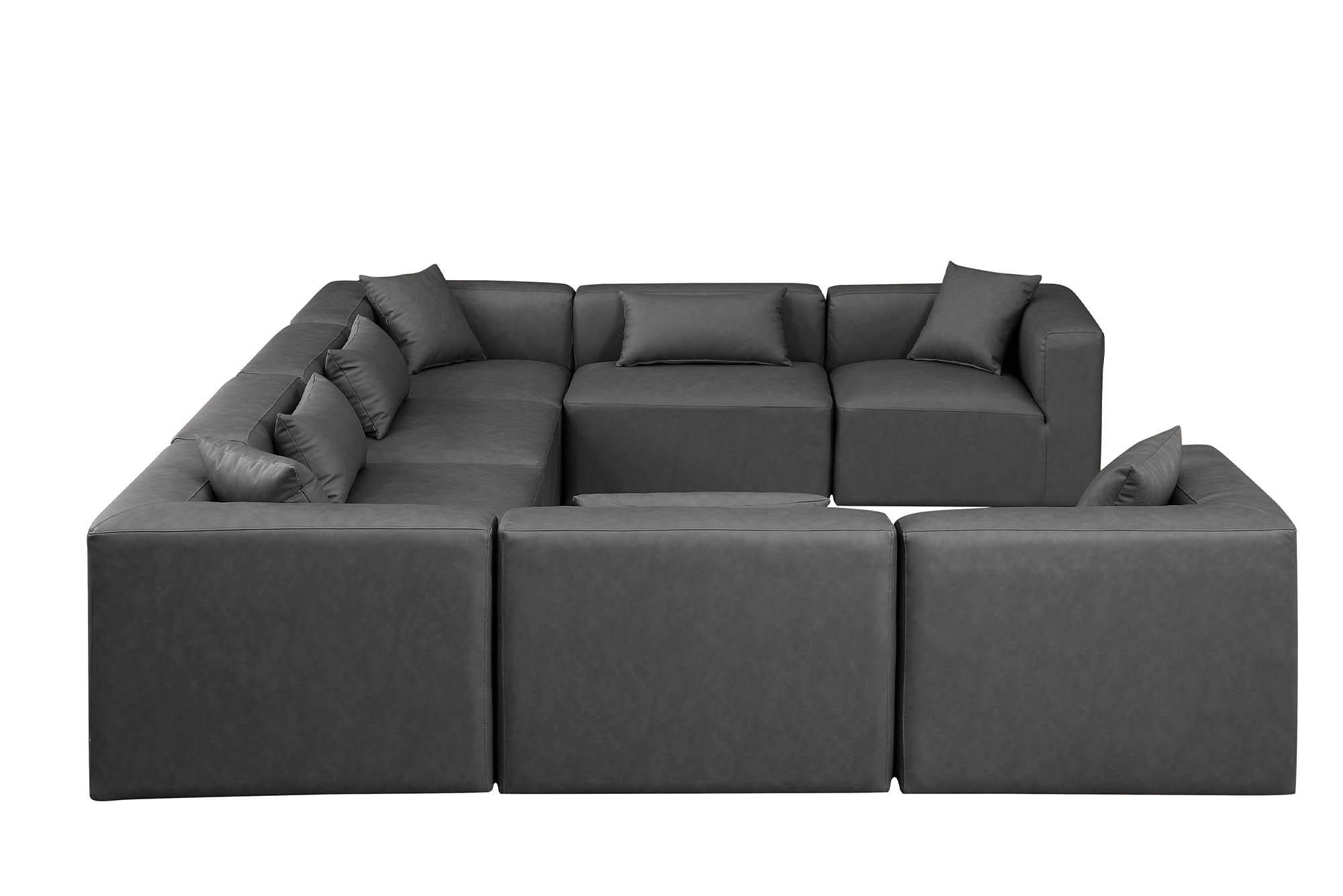 

    
668Grey-Sec8A Meridian Furniture Modular Sectional Sofa
