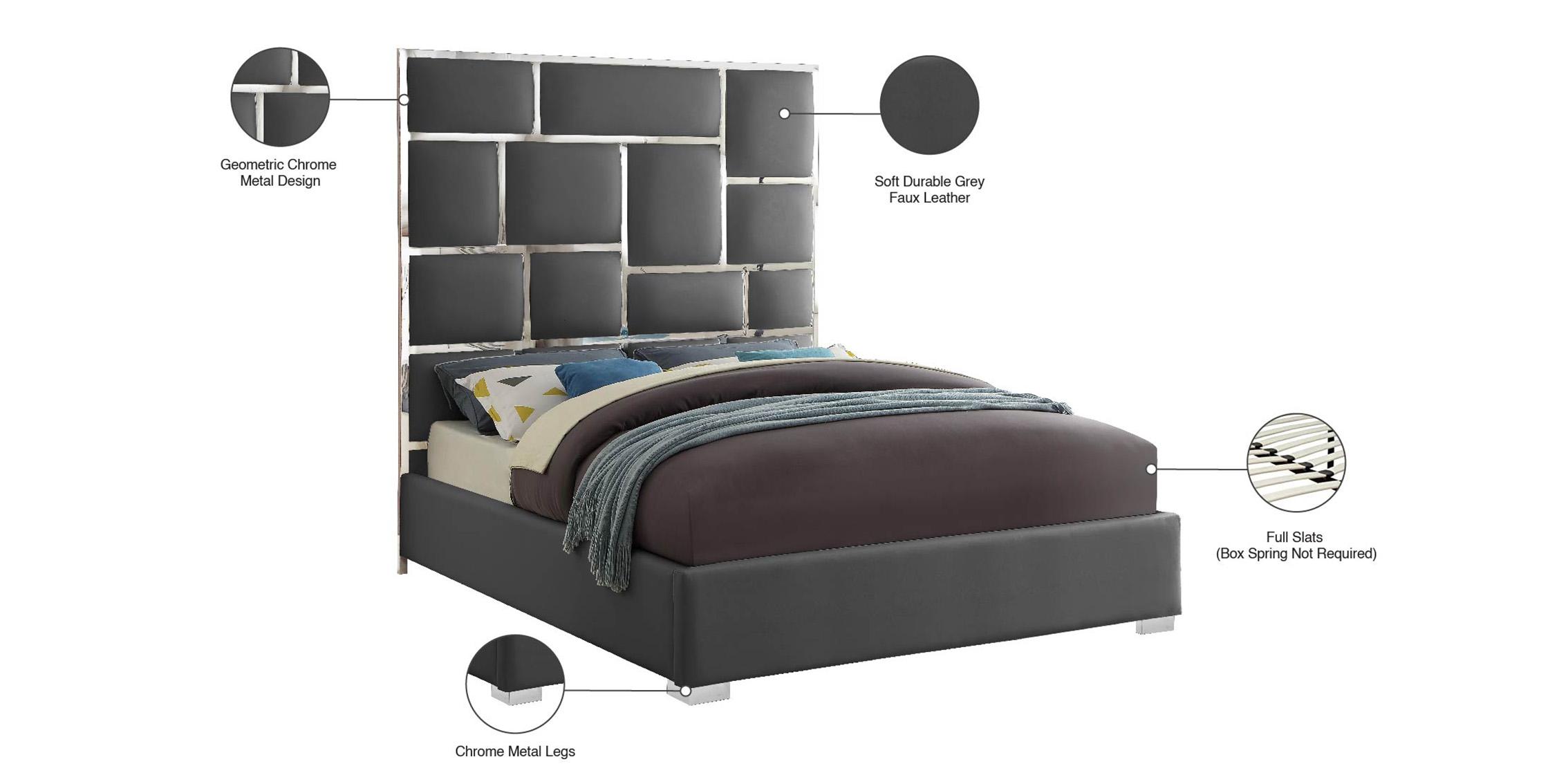 

    
MilanGrey-K Meridian Furniture Platform Bed
