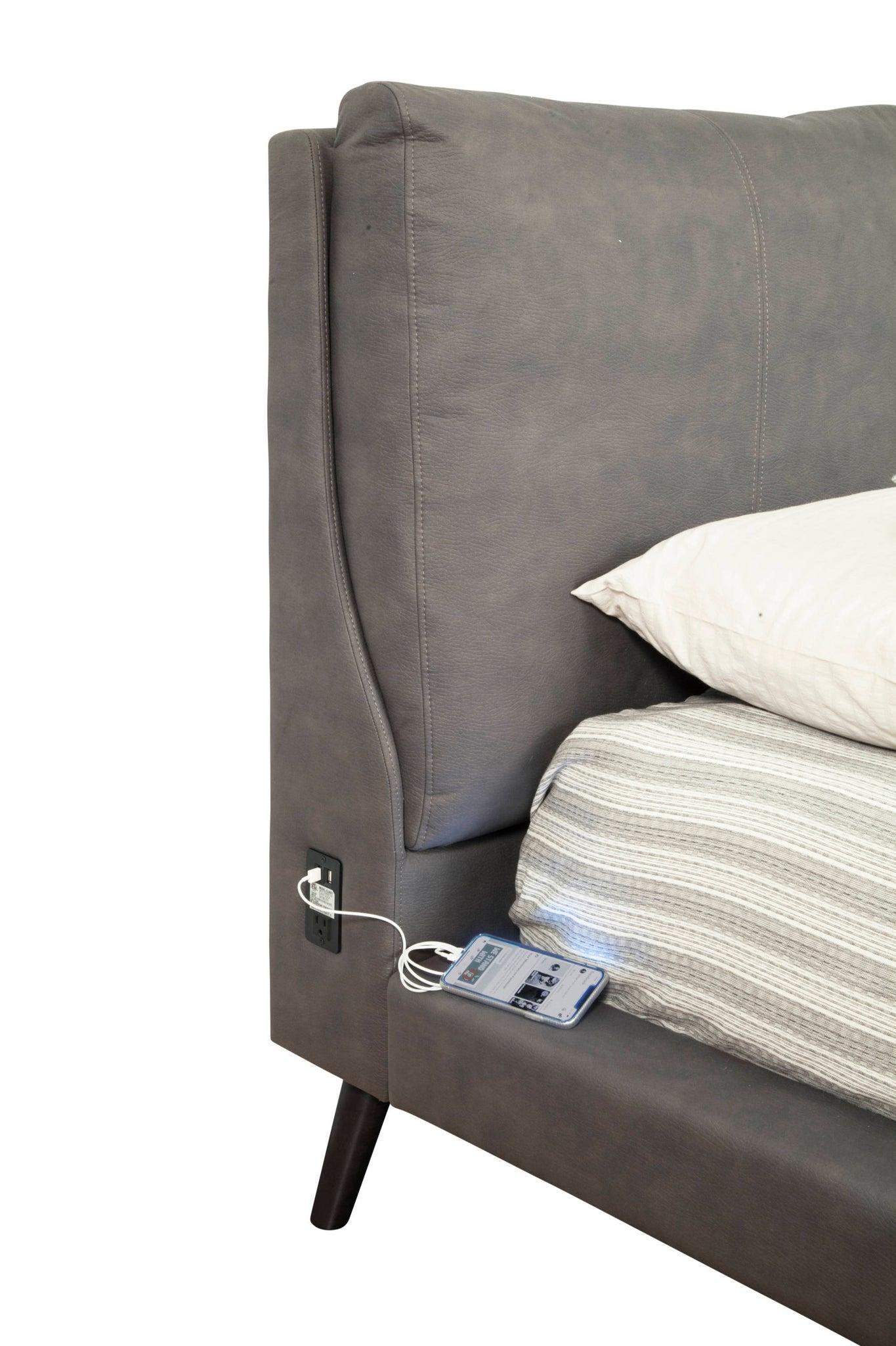 

    
Alpine Furniture GABRIELA Platform Bed Gray 9901CK

