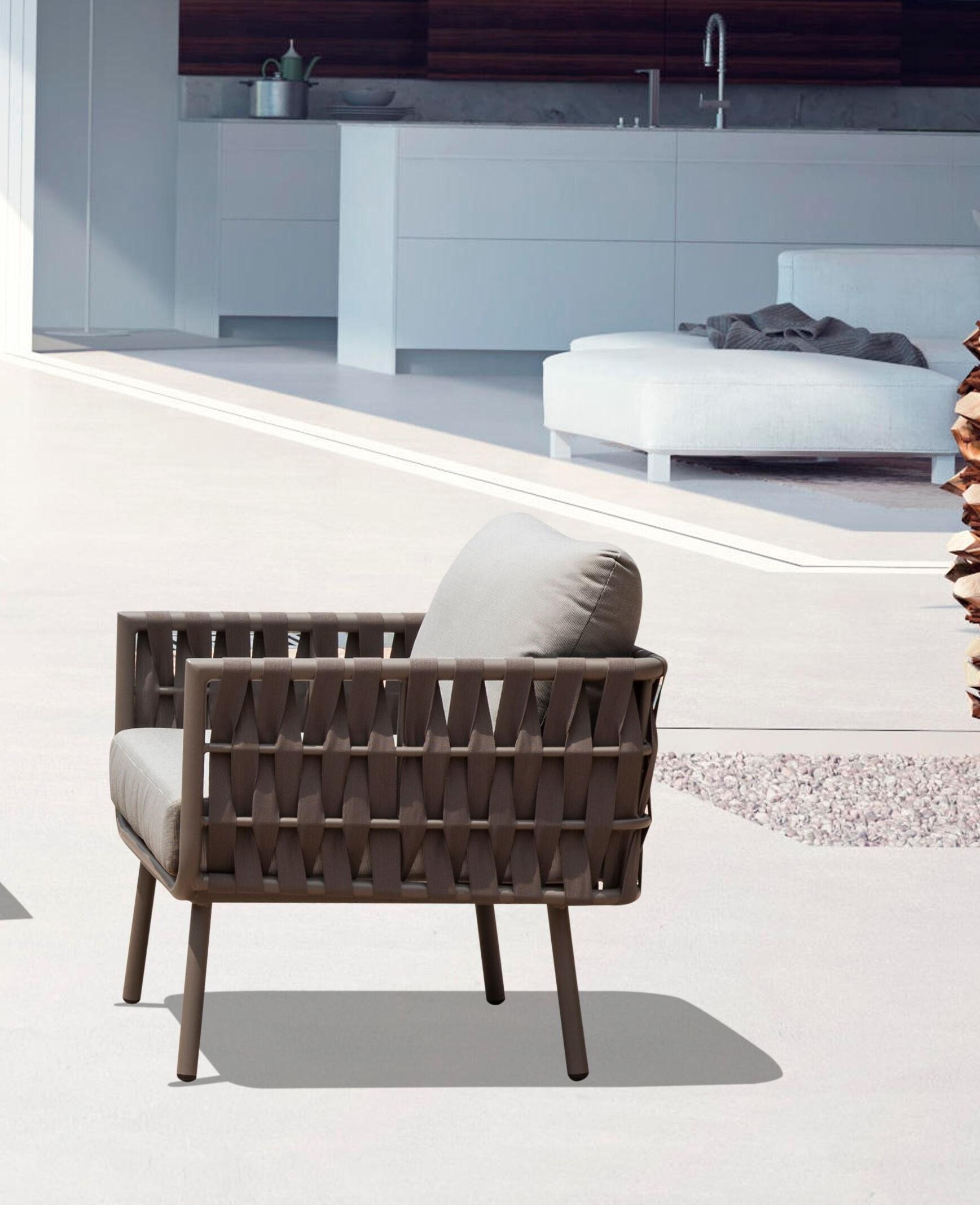 

                    
WhiteLine COL1563-TAU Oasis Patio Sofa Set Taupe Fabric Purchase 
