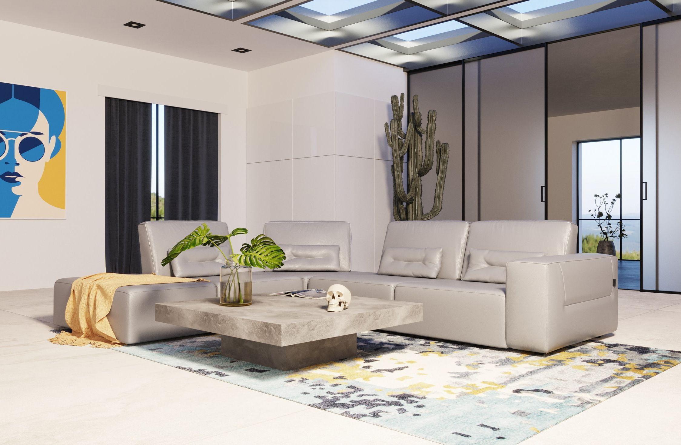 

    
VGDDENJOY-GRYWHT-SECT VIG Furniture Sectional Sofa
