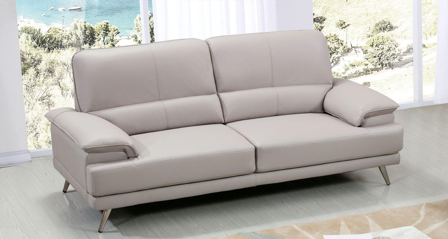 

    
Grey Genuine Leather Sofa Set 3Pcs EK523-GR-SF American Eagle Modern
