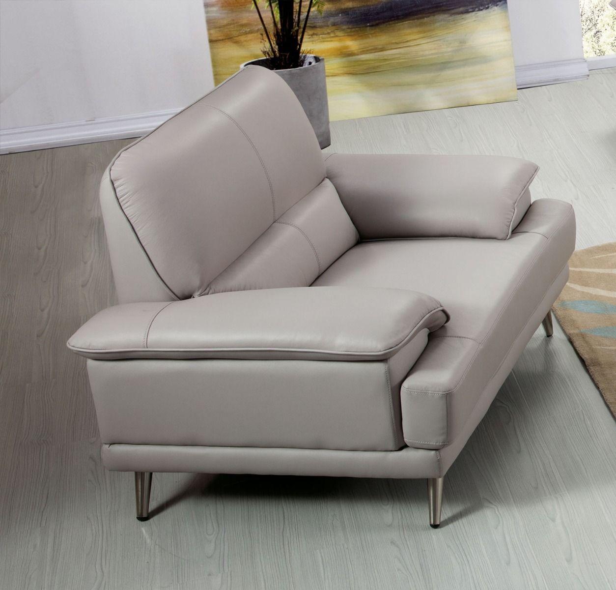 

                    
American Eagle Furniture EK523-GR-SF Sofa Set Gray Italian Leather Purchase 
