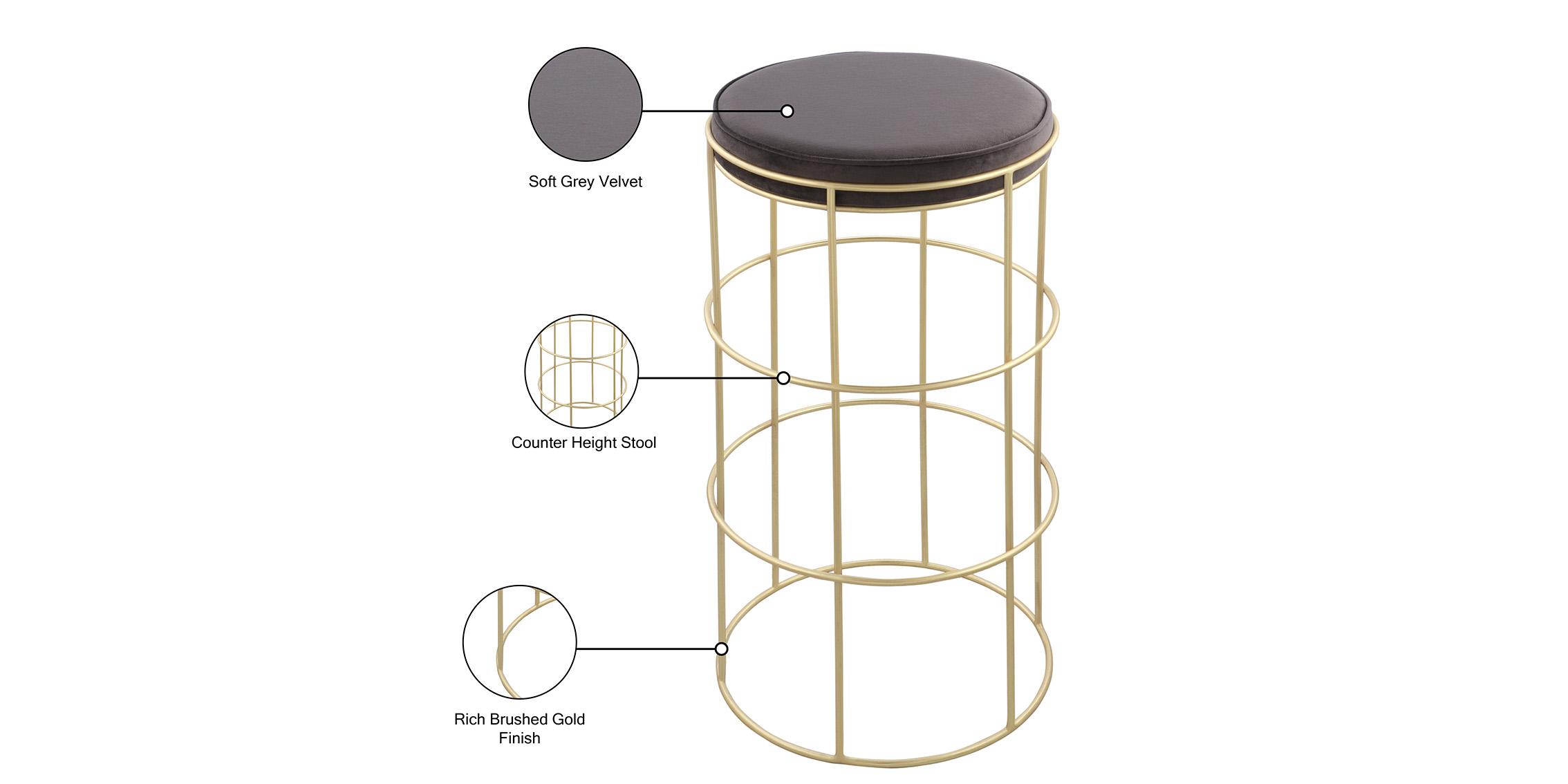 

    
Meridian Furniture REBAR 940Grey-C Counter Stool Set Gray/Gold 940Grey-C-Set-2
