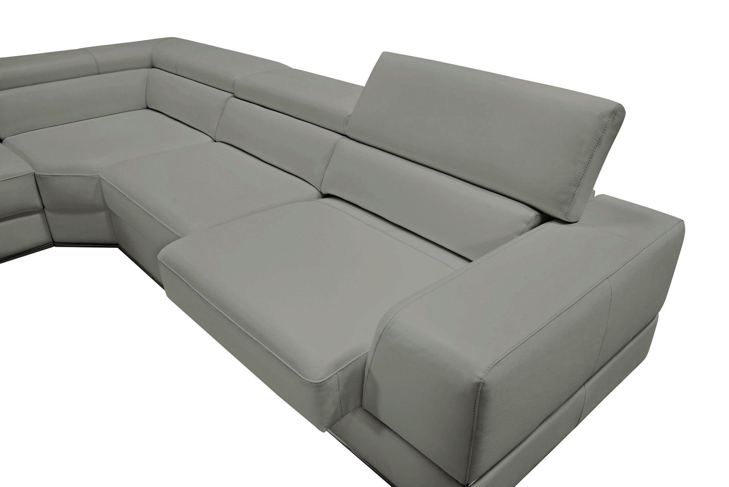 

                    
VIG Furniture VGCA5106O-GRY-LAF-SECT Sectional Sofa Gray Italian Leather Purchase 
