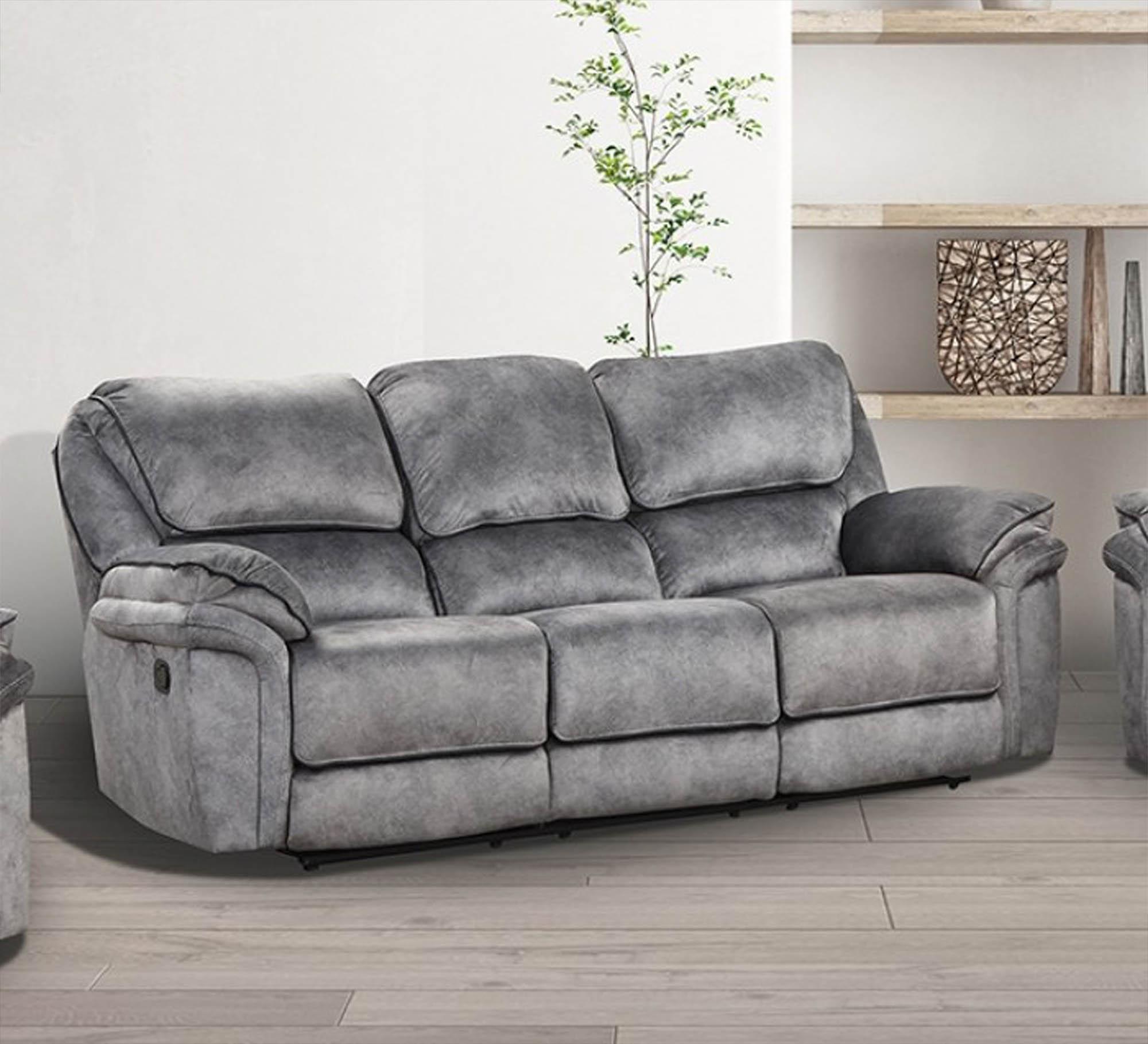 

    
Furniture of America NX6002GY-SF-Set-3 Recliner Sofa Set Gray NX6002GY-SF-Set-3
