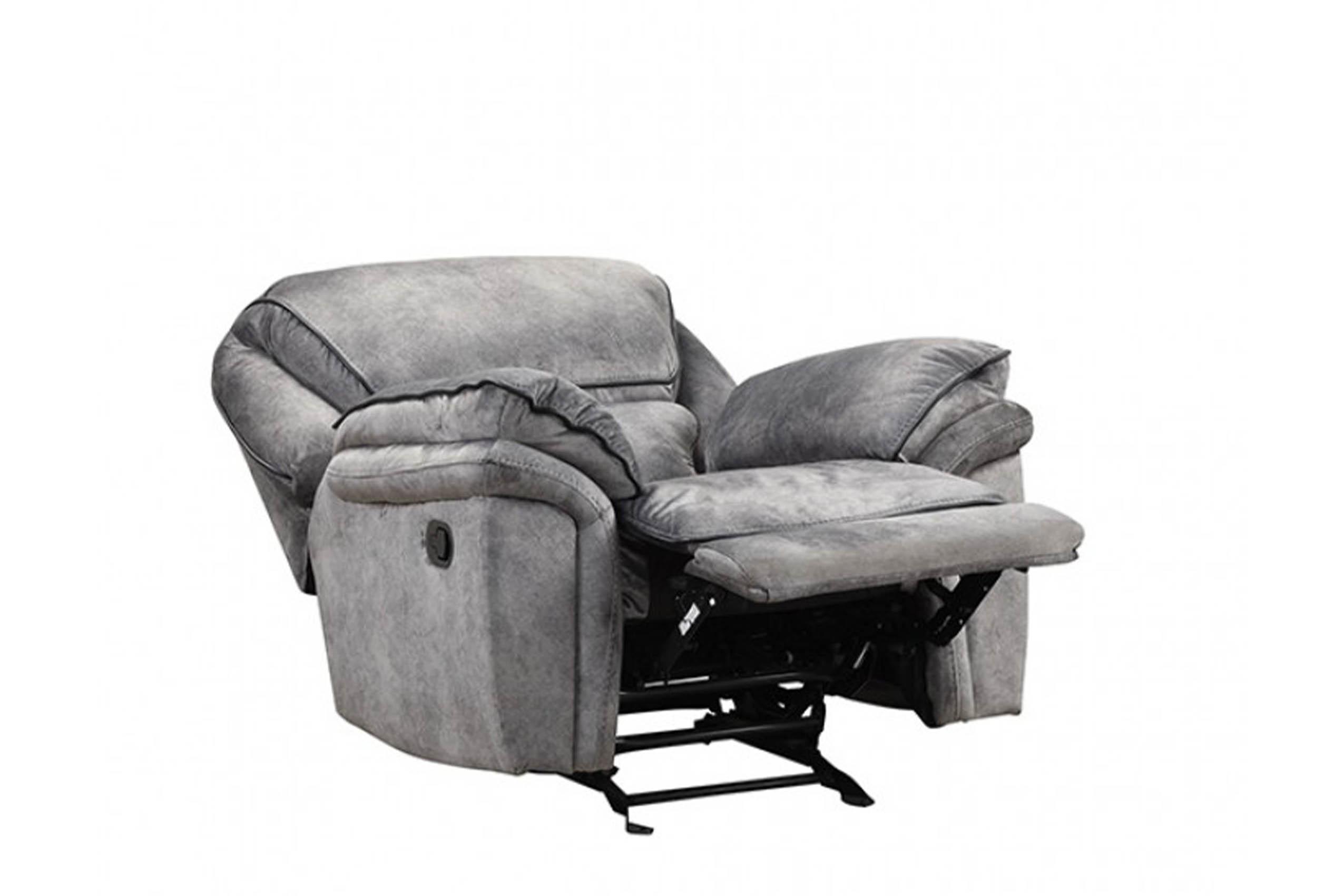 

                    
Buy Grey Leatherette Manual Recliner Sofa Set 3Pcs NX6002GY-SF THEMIS FoA Modern
