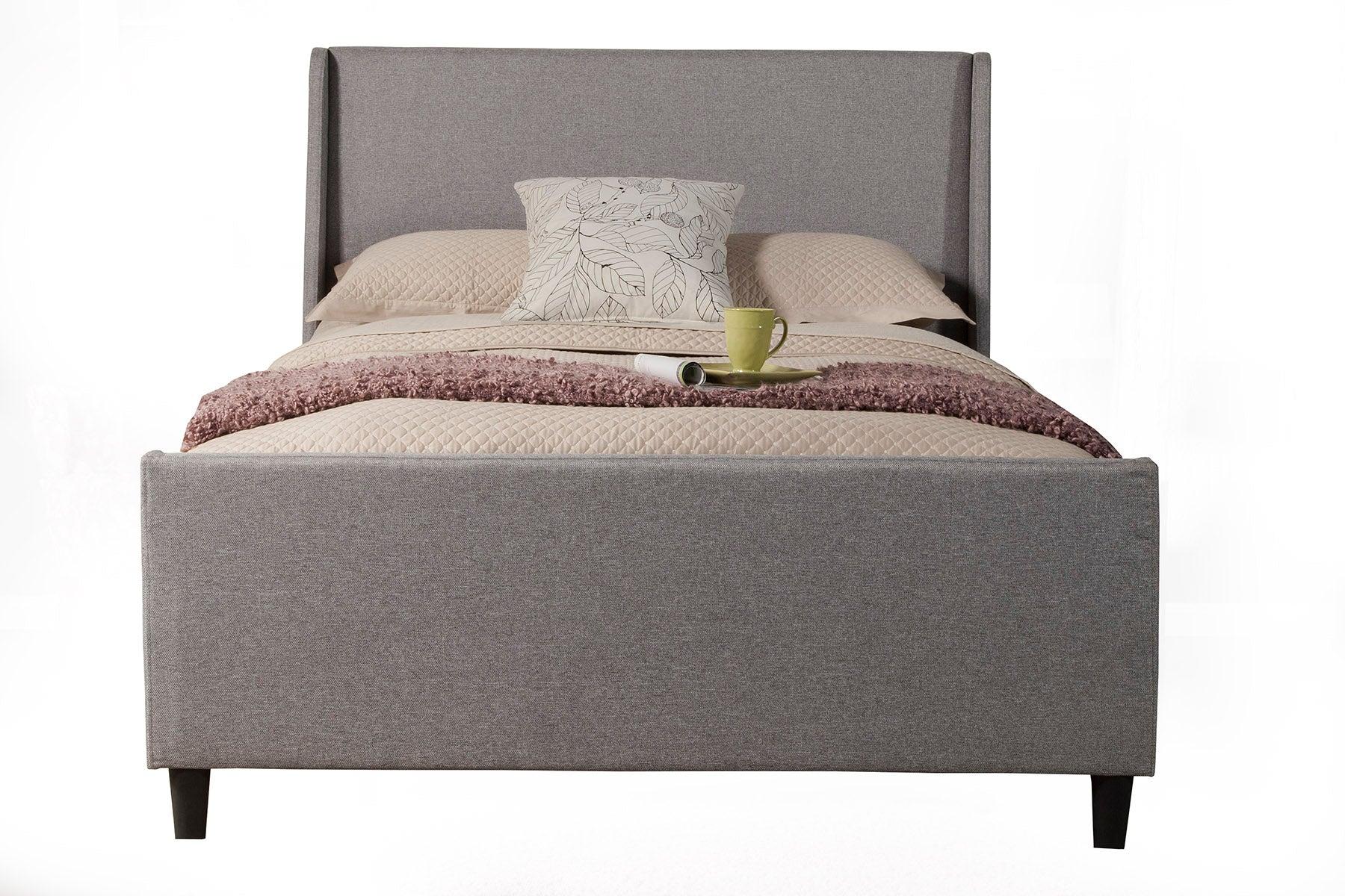 

    
Grey Linen Cal King Upholstered Bed 1094CK Amber ALPINE Modern Contemporary

