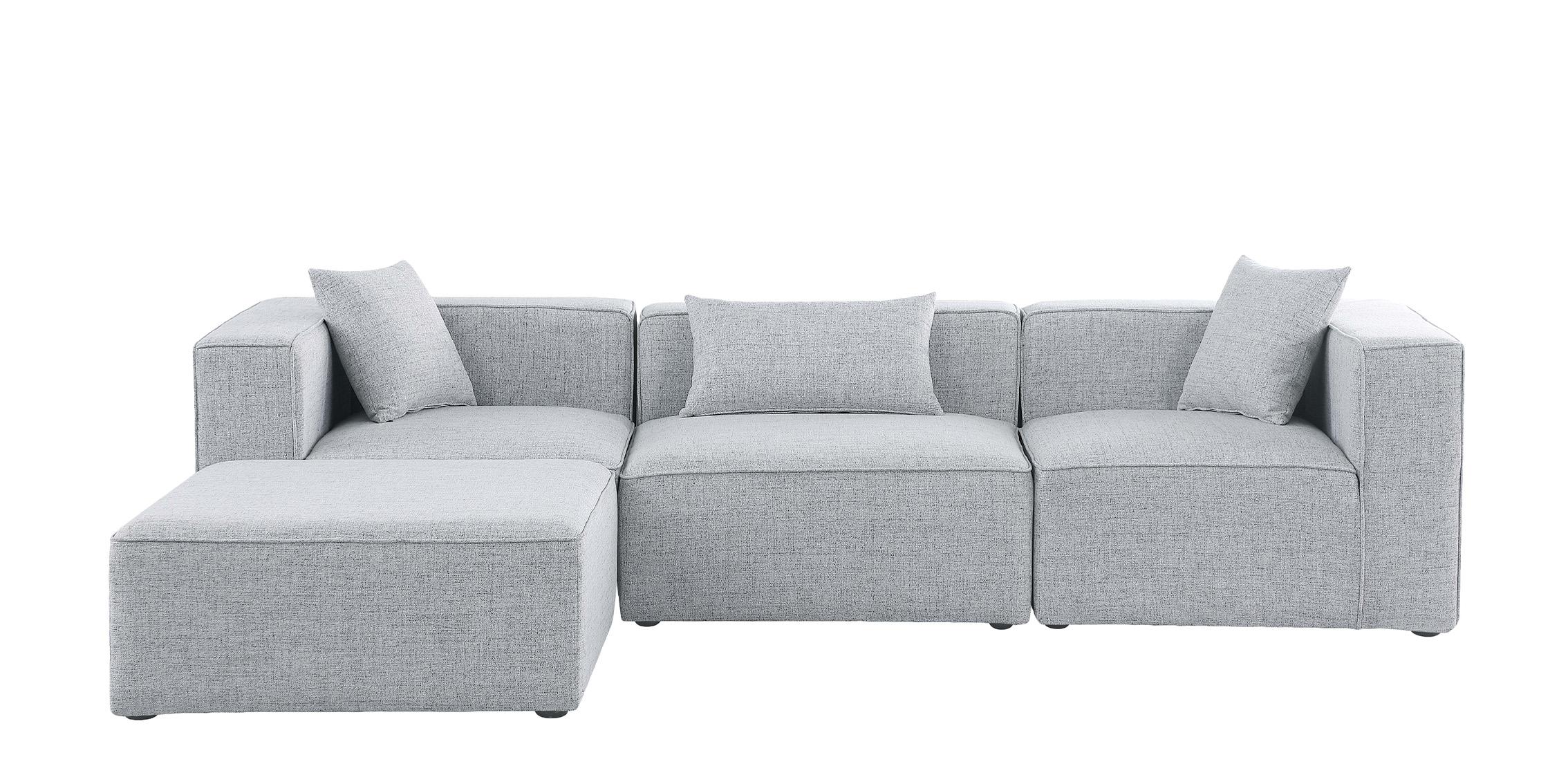 

    
630Grey-Sec4A Meridian Furniture Modular Sectional Sofa
