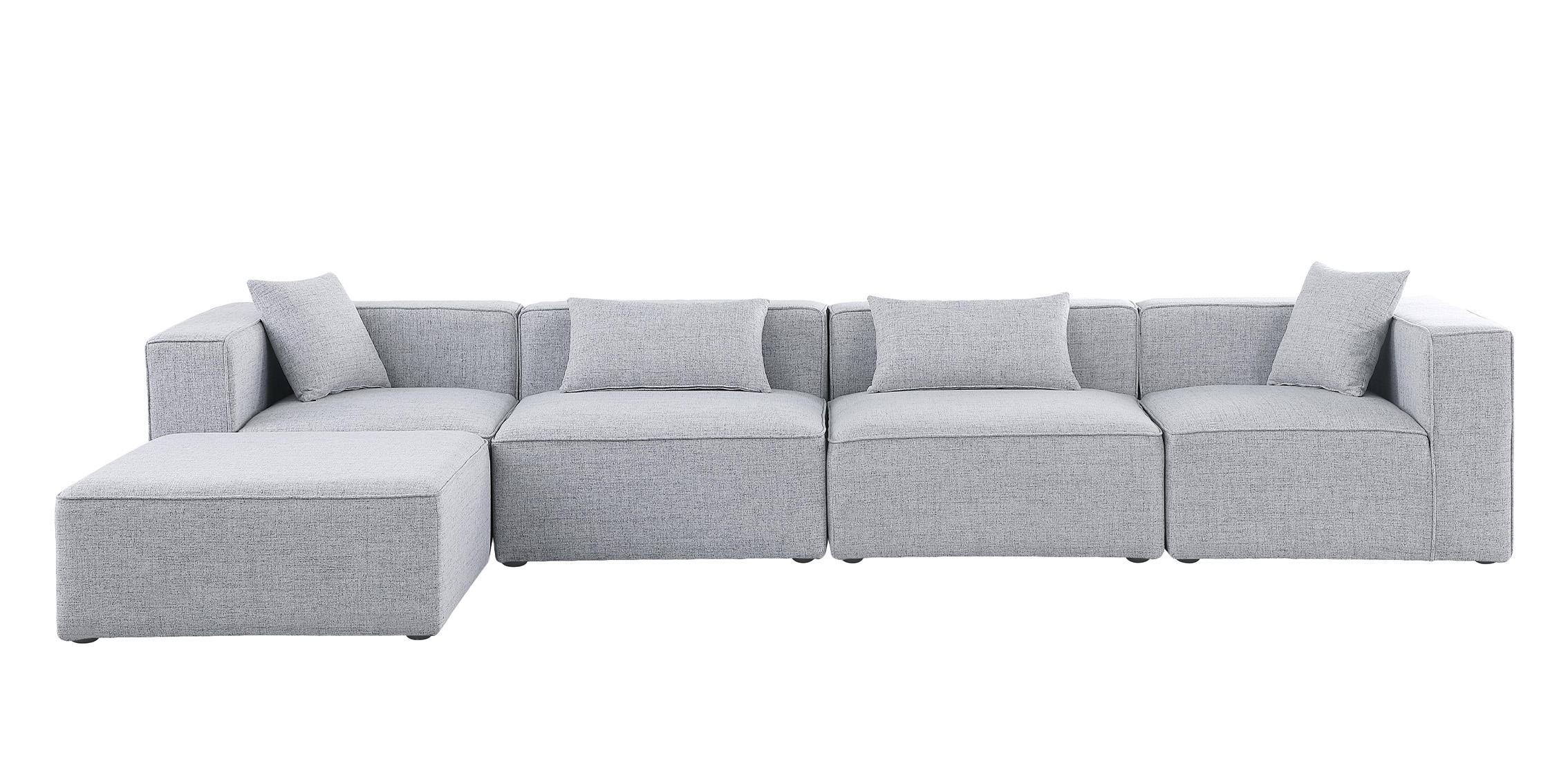 

    
630Grey-Sec5A Meridian Furniture Modular Sectional Sofa

