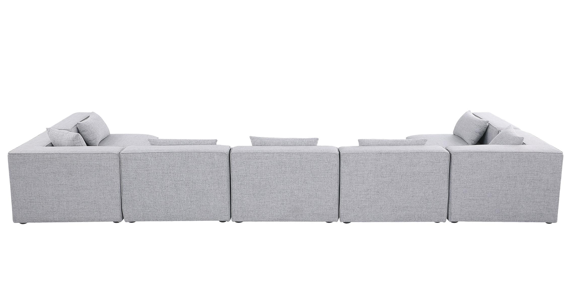 

        
Meridian Furniture CUBE 630Grey-Sec7B Modular Sectional Sofa Gray Linen 094308267074
