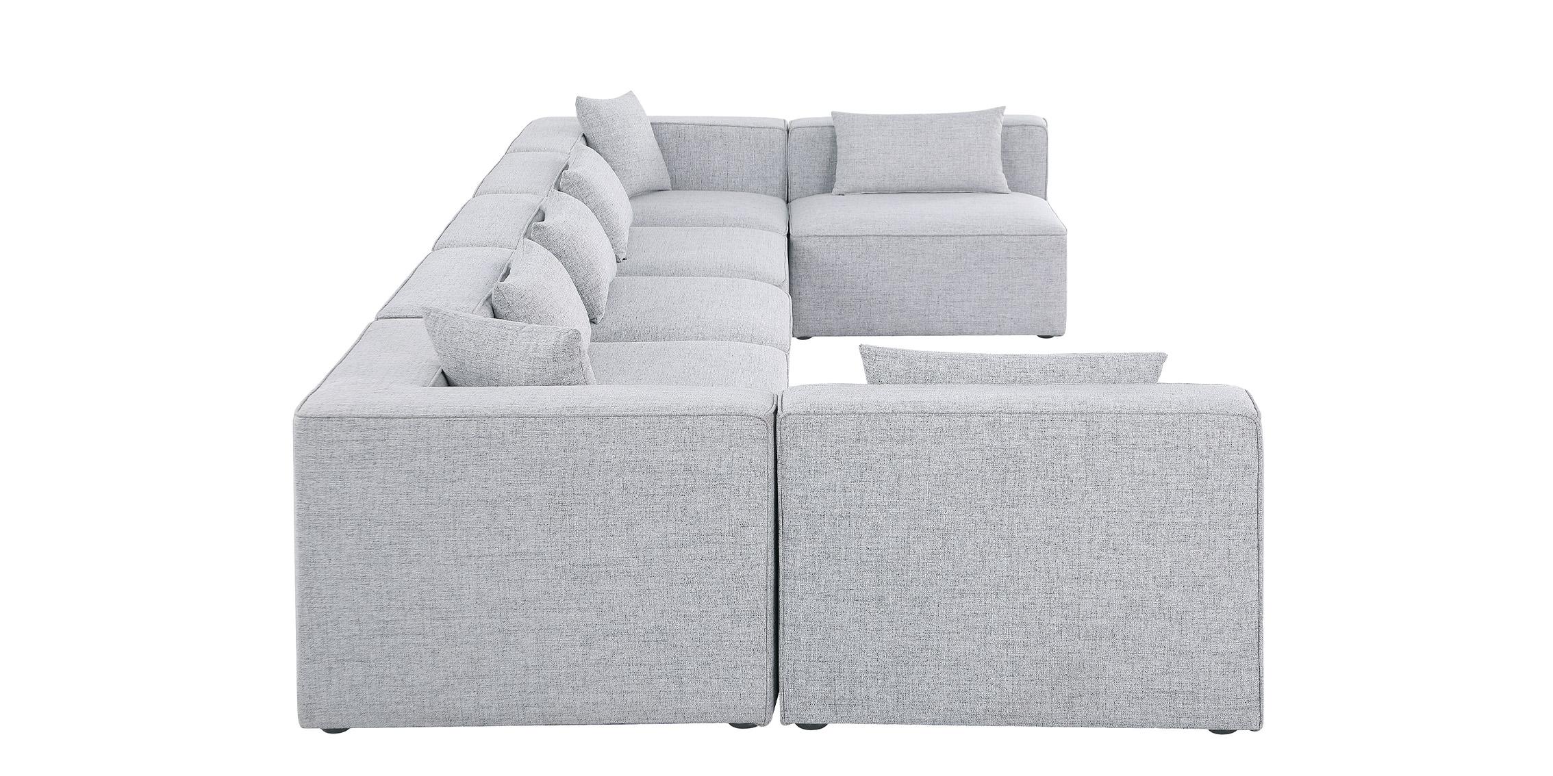

    
630Grey-Sec7B Meridian Furniture Modular Sectional Sofa
