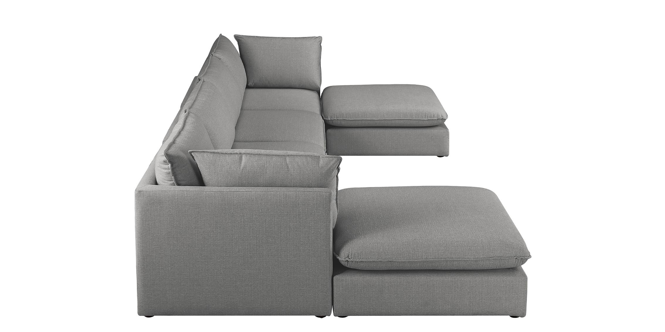 

        
Meridian Furniture MACKENZIE688Grey-Sec6B Modular Sectional Gray Linen 094308267807
