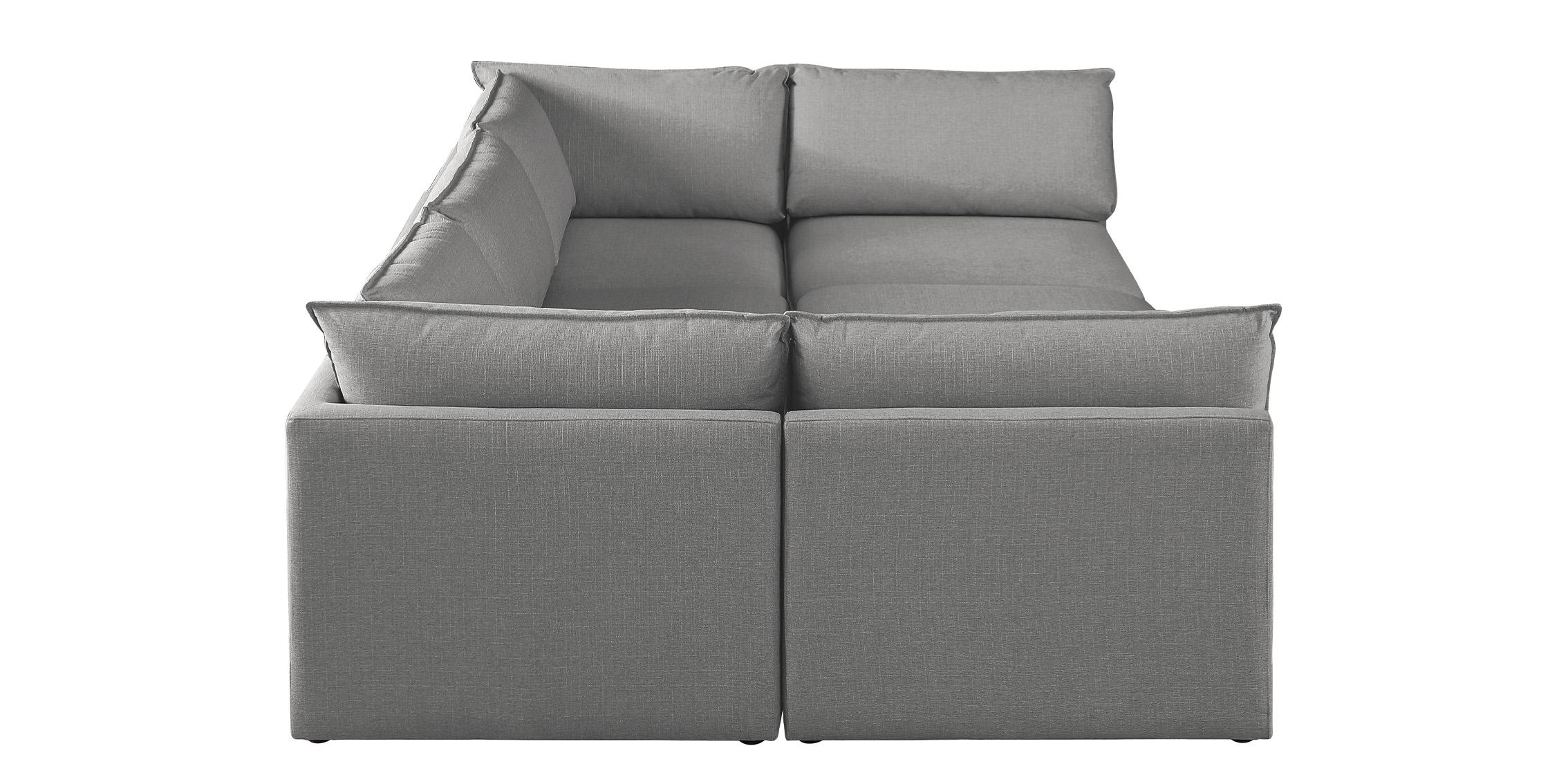 

        
Meridian Furniture MACKENZIE 688Grey-Sec6D Modular Sectional Gray Linen 094308267869
