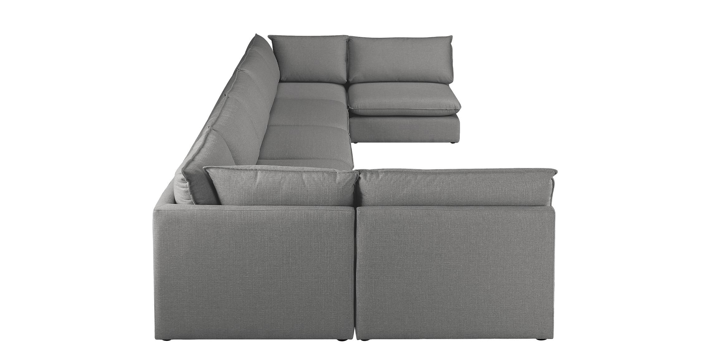 

        
Meridian Furniture MACKENZIE 688Grey-Sec7A Modular Sectional Gray Linen 094308267890
