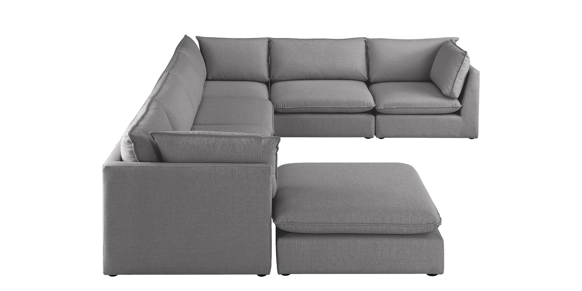

        
Meridian Furniture MACKENZIE 688Grey-Sec7B Modular Sectional Gray Linen 094308267920
