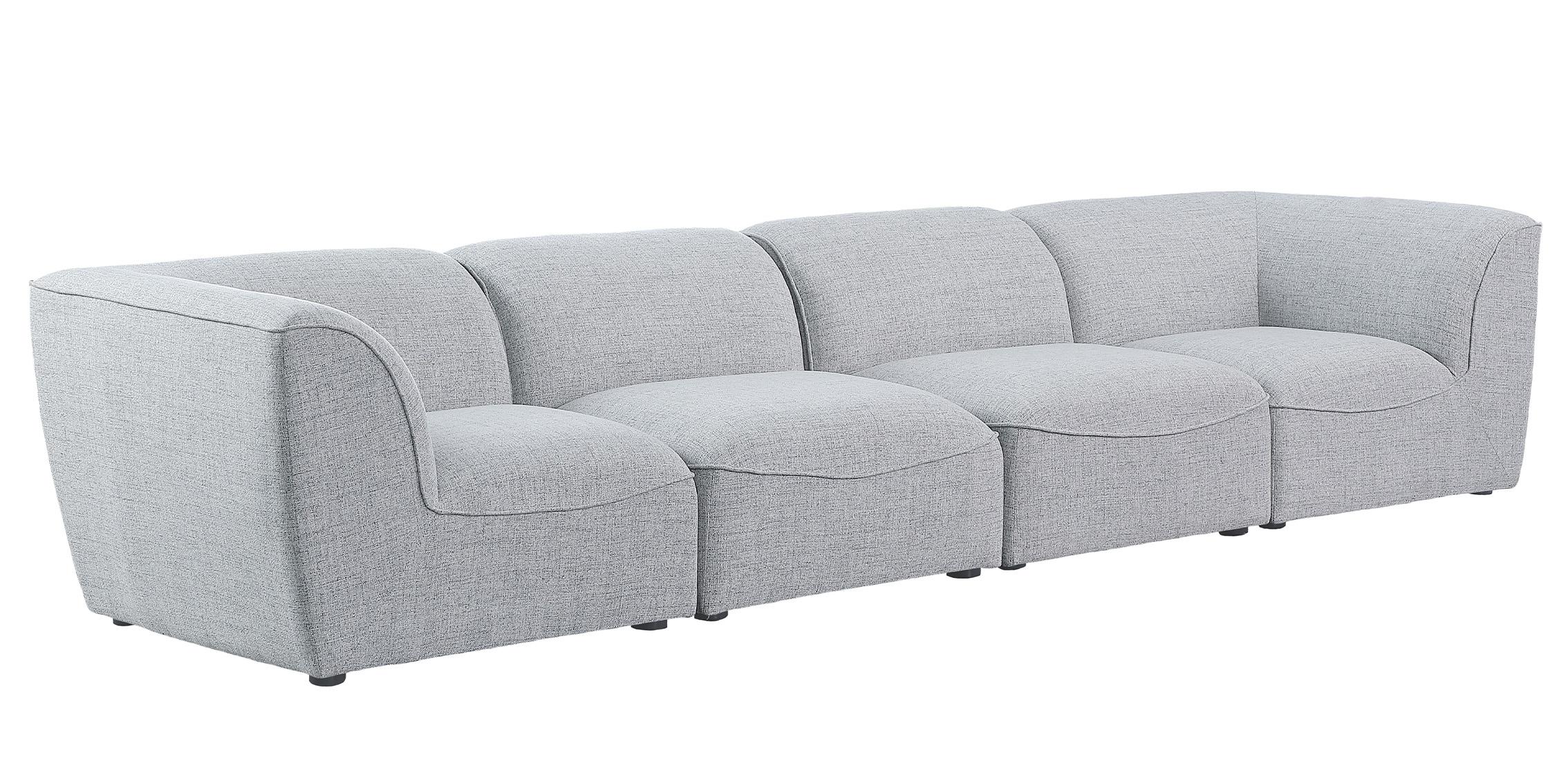 

    
GREY Linen Modular Sofa MIRAMAR 683Grey-S142 Meridian Contemporary Modern
