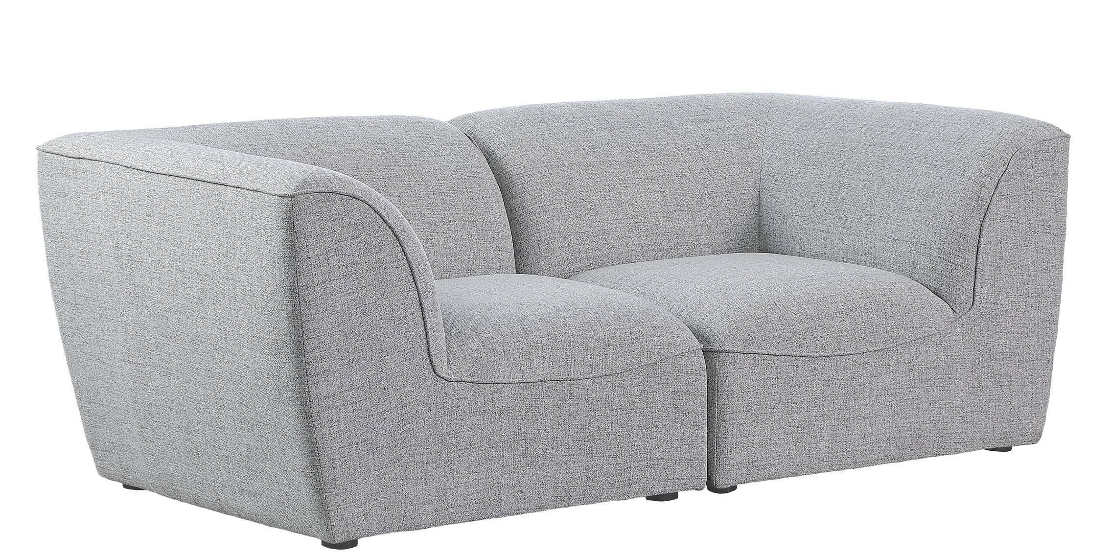 Contemporary, Modern Modular Sofa MIRAMAR 683Grey-S76 683Grey-S76 in Gray Linen