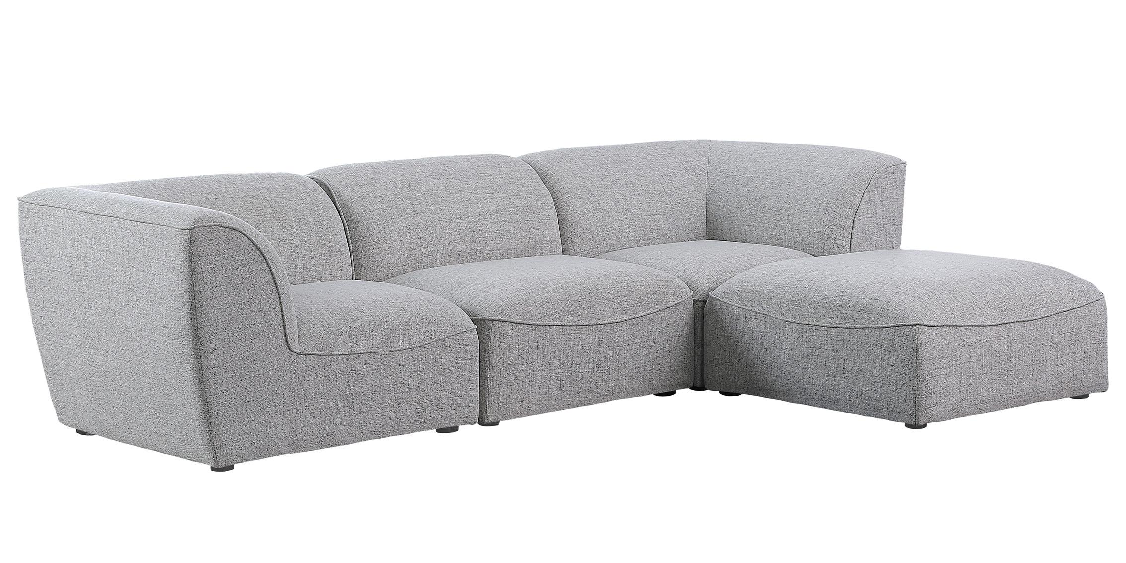 

        
Meridian Furniture MIRAMAR 683Grey-Sec4A Modular Sectional Sofa Gray Linen 94308264554
