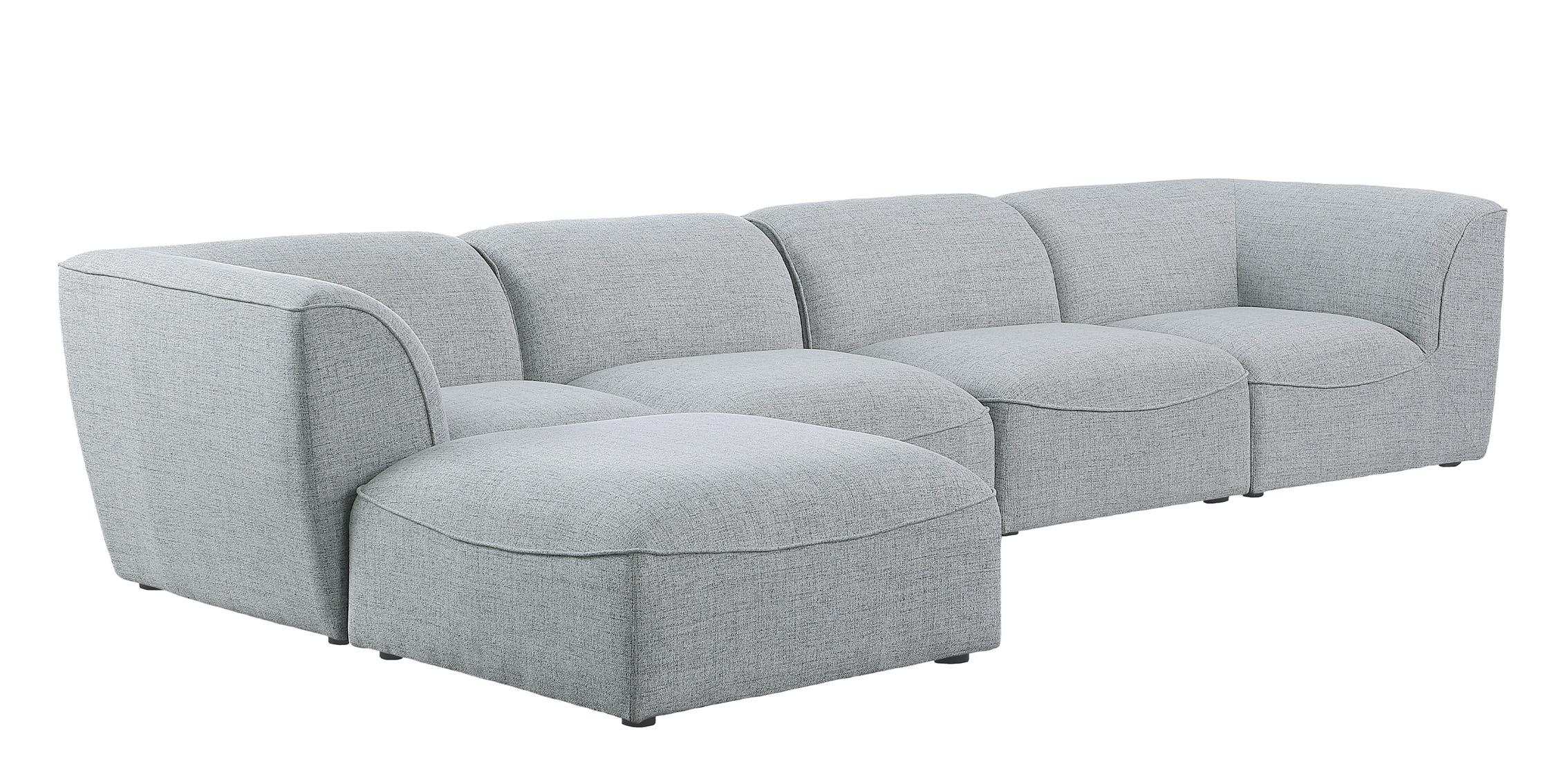 

        
Meridian Furniture MIRAMAR 683Grey-Sec5A Modular Sectional Sofa Gray Linen 94308264585
