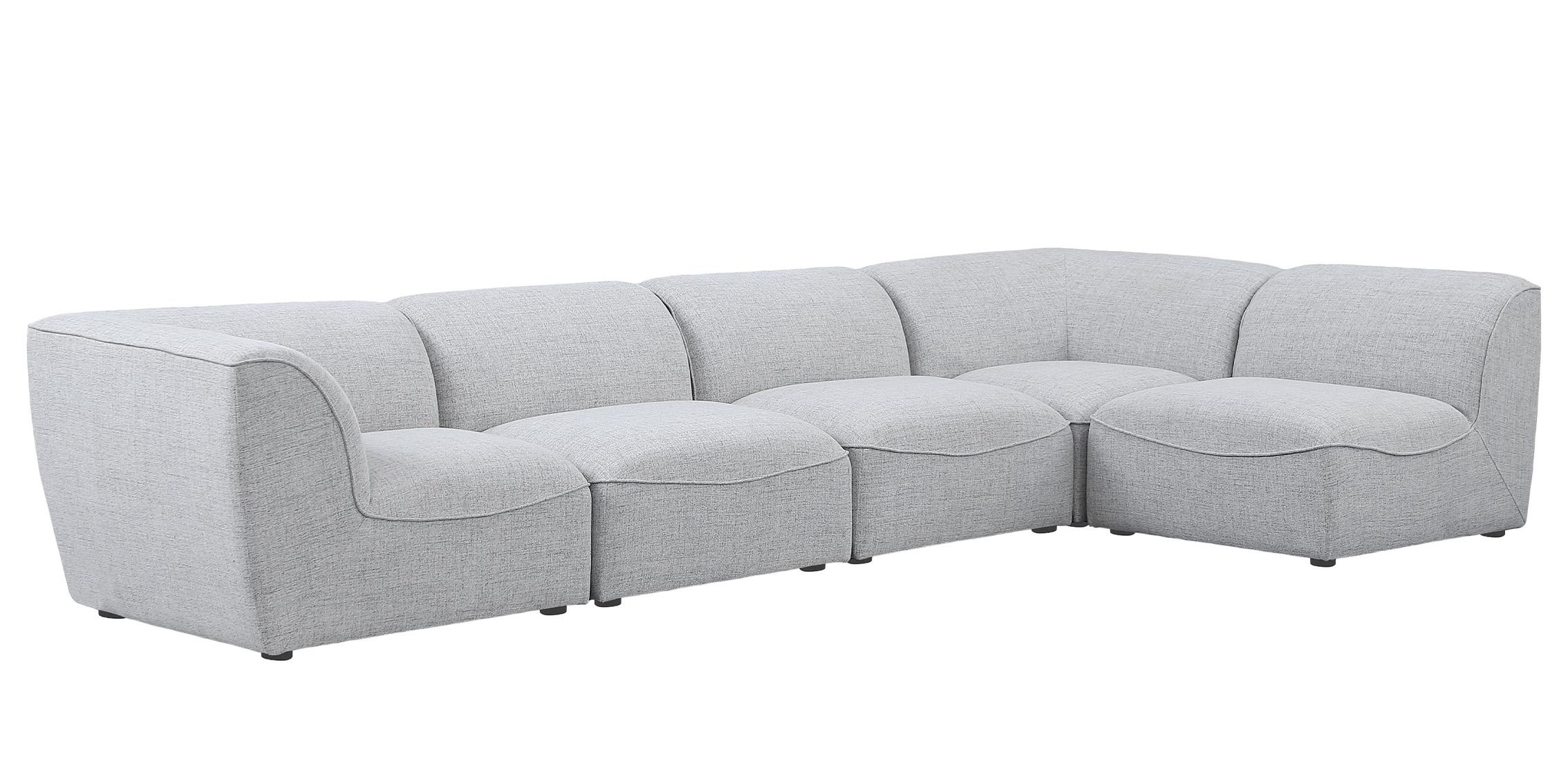 

    
683Grey-Sec5D Meridian Furniture Modular Sectional Sofa
