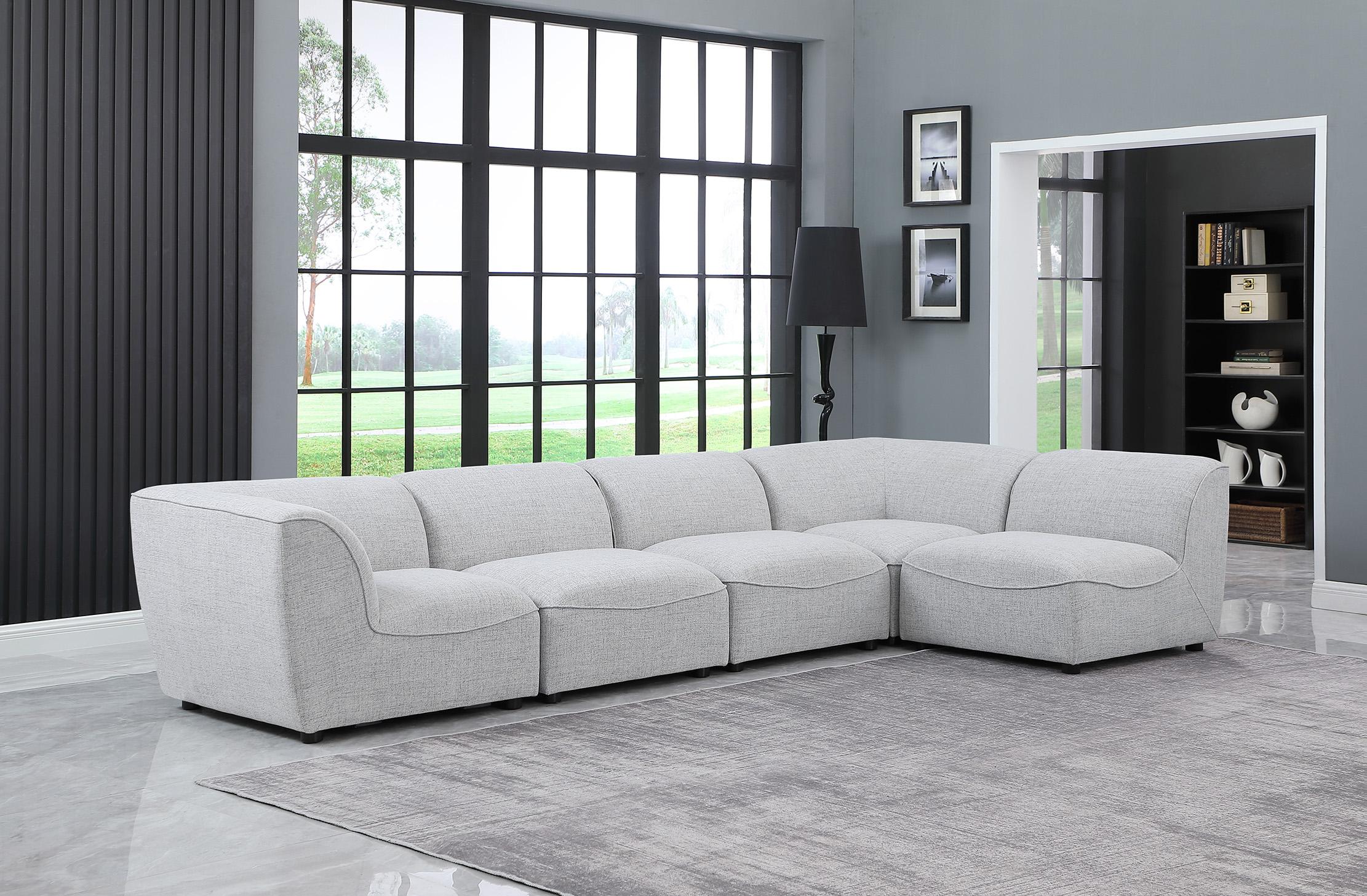 

    
Meridian Furniture MIRAMAR 683Grey-Sec5D Modular Sectional Sofa Gray 683Grey-Sec5D
