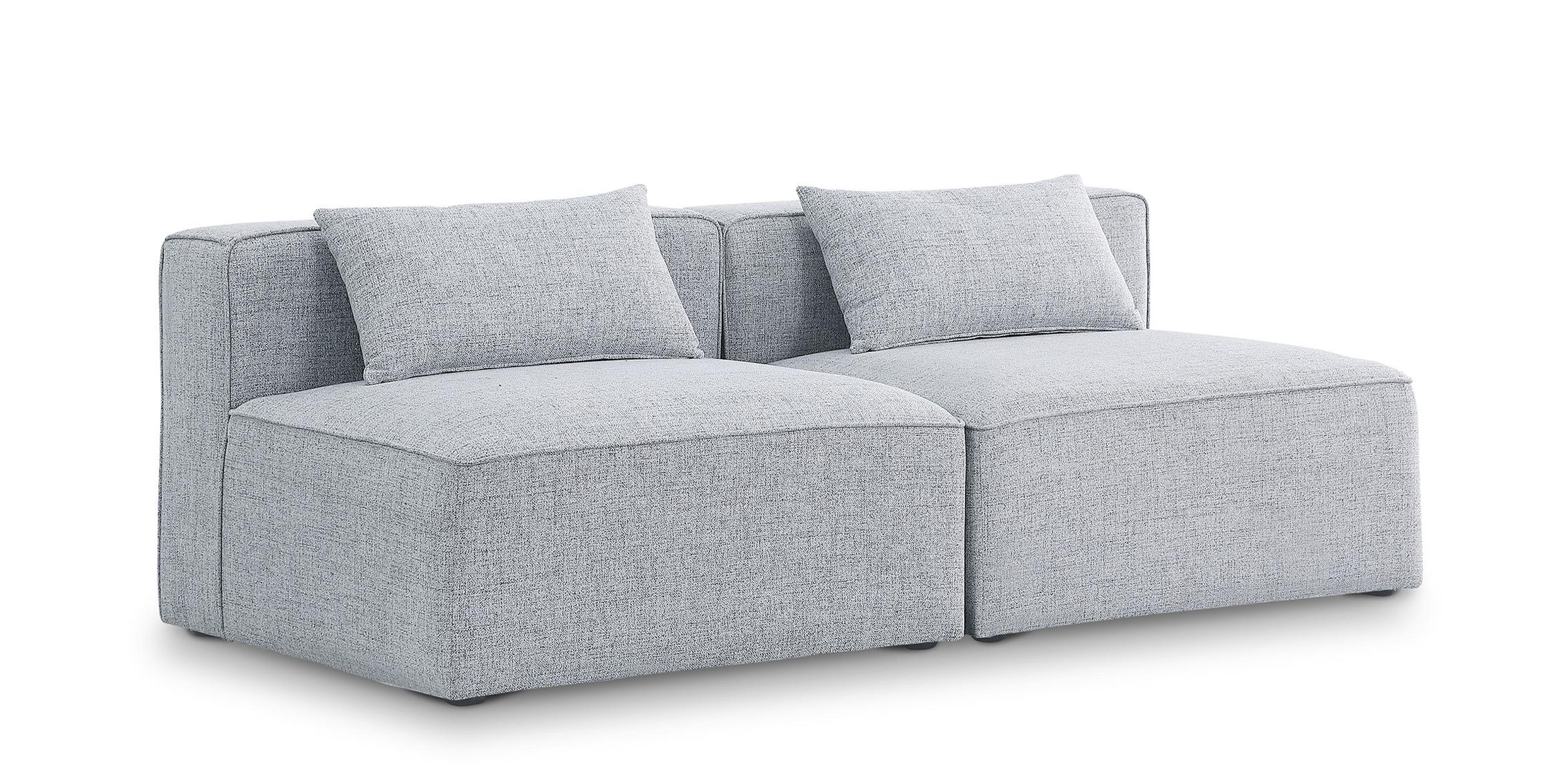 Contemporary, Modern Modular Sofa CUBE 630Grey-S72A 630Grey-S72A in Gray Linen