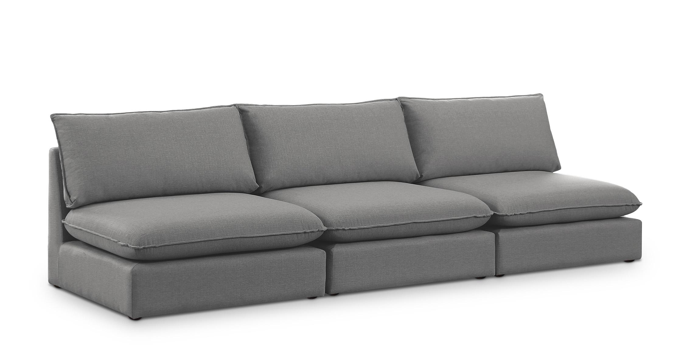 

    
Grey Linen Modular Sofa MACKENZIE 688Grey-S120A Meridian Contemporary Modern
