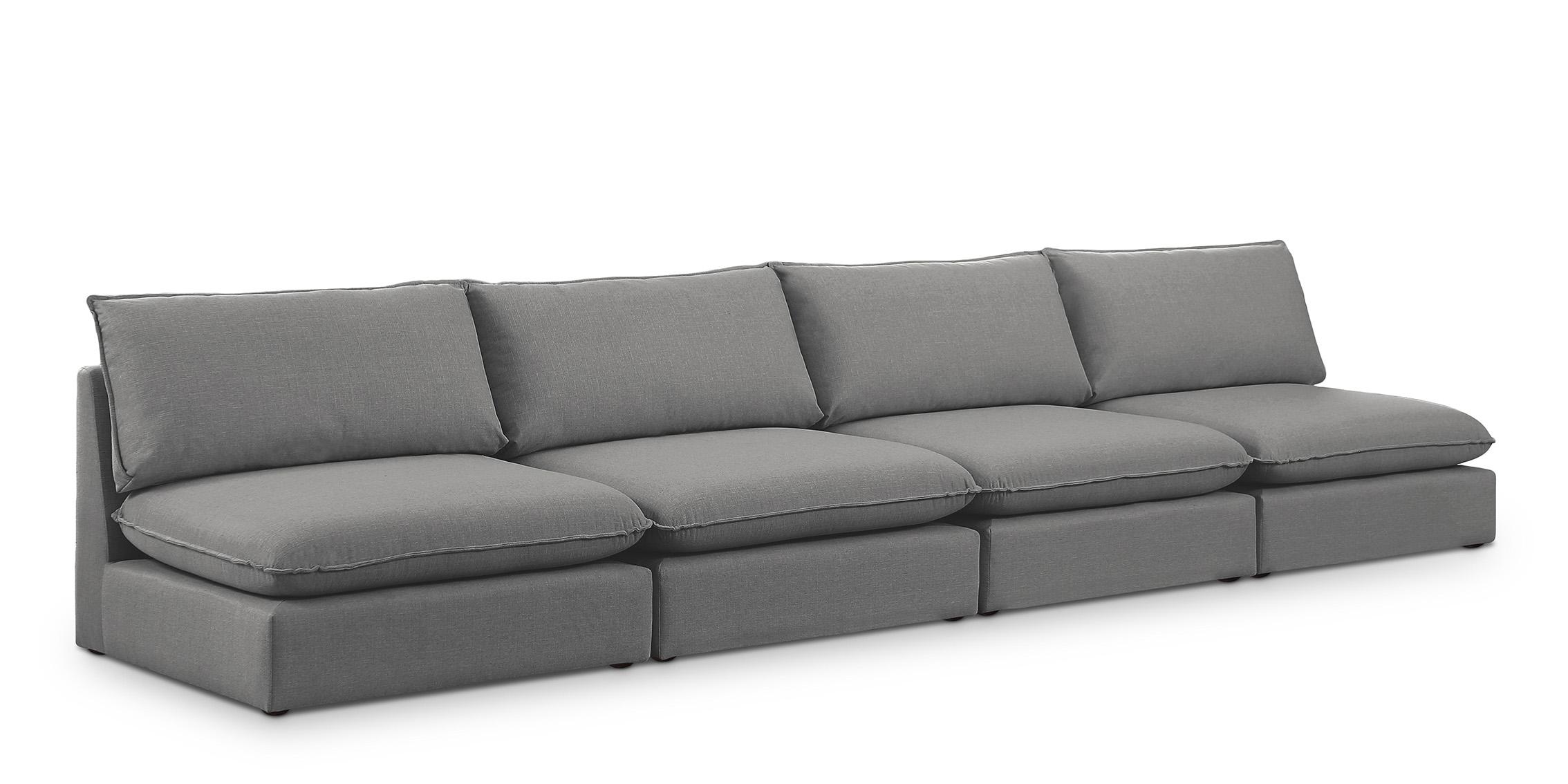 

    
Grey Linen Modular Sofa MACKENZIE 688Grey-S160A Meridian Contemporary Modern
